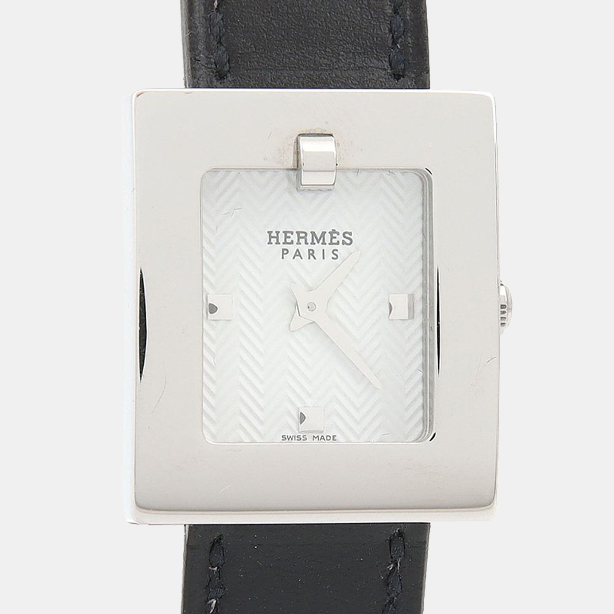 

Hermes Belt BE1.210 Quartz White Stainless Steel Women's Wristwatch