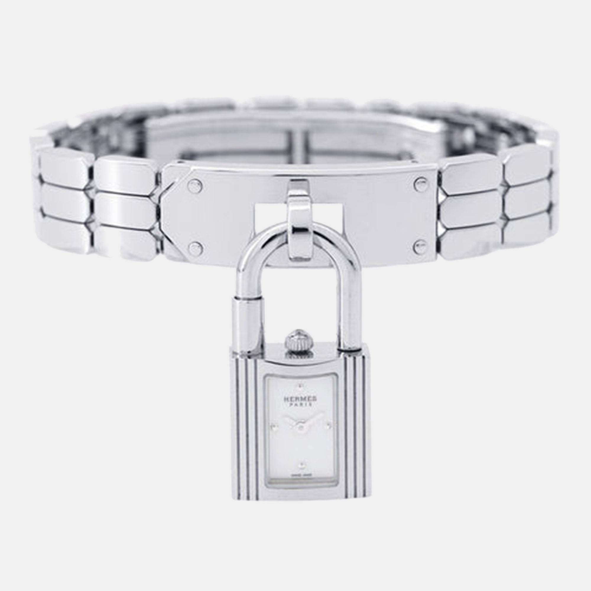 

Hermes Kelly KE4.110 White Stainless Steel Quartz Women Wristwatch