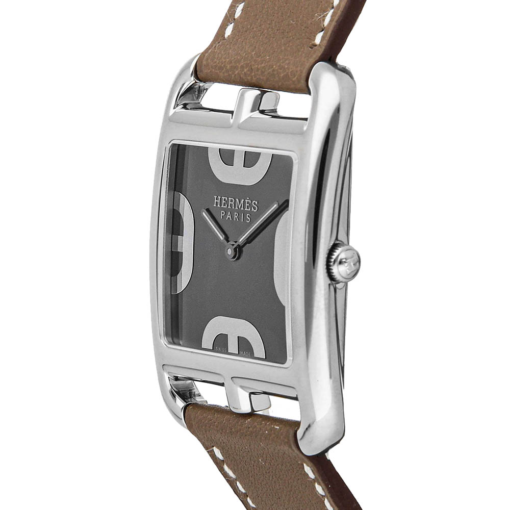 

Hermes Black Stainless Steel Cape Cod W045803WW00 Women's Wristwatch