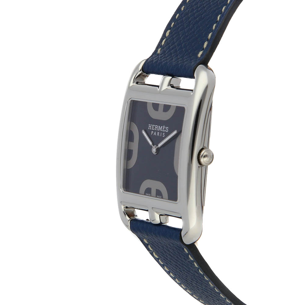 

Hermes Blue Stainless Steel Cape Cod W045826WW00 Women's Wristwatch