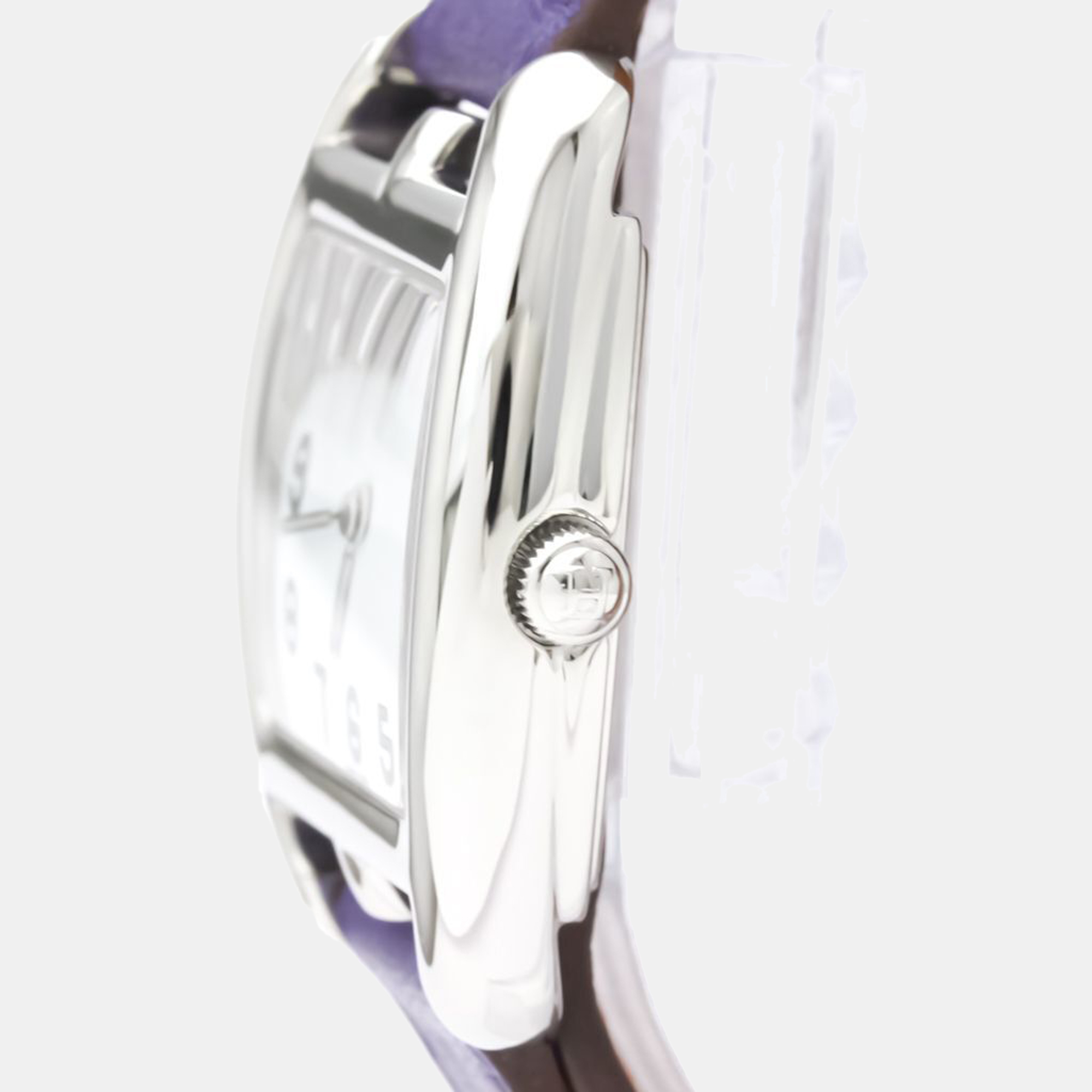 

Hermes White Stainless Steel Cape Cod CT1.210 Quartz Women's Wristwatch 26 mm