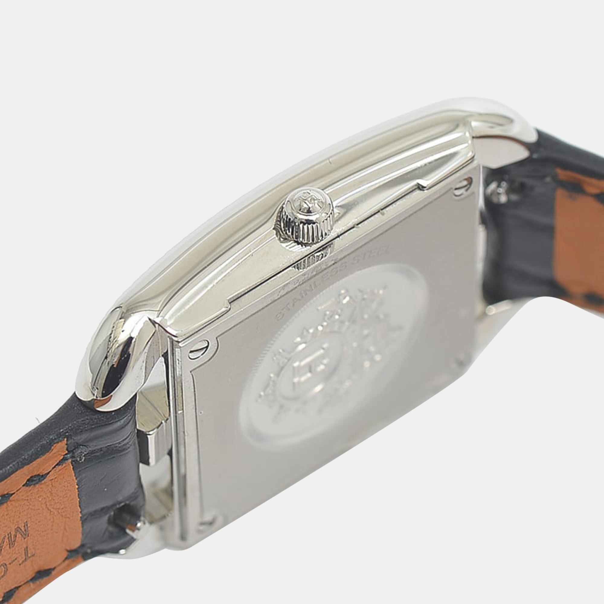 

Hermes Black Diamonds Stainless Steel Cape Cod CC1.232c Quartz Women's Wristwatch 23 mm