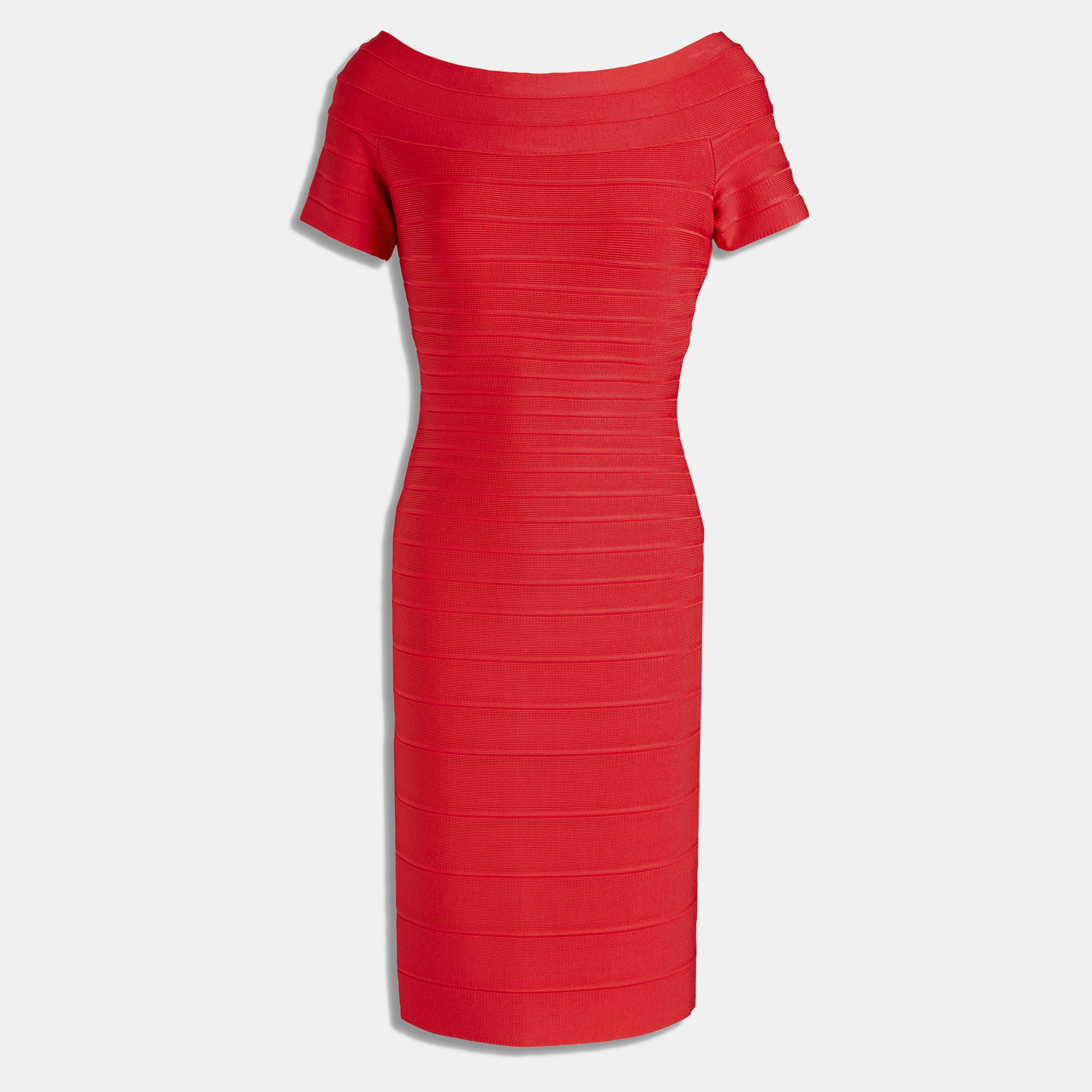 

Herve Leger Rayon Mini Dress, Red