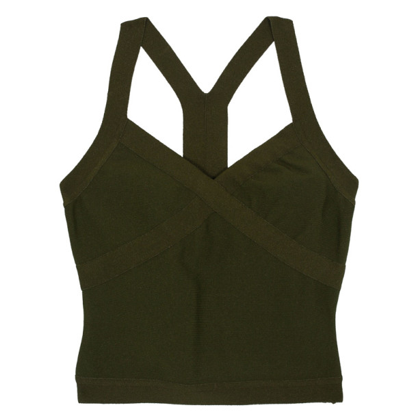 Herve Leger Green Bandage Top L
