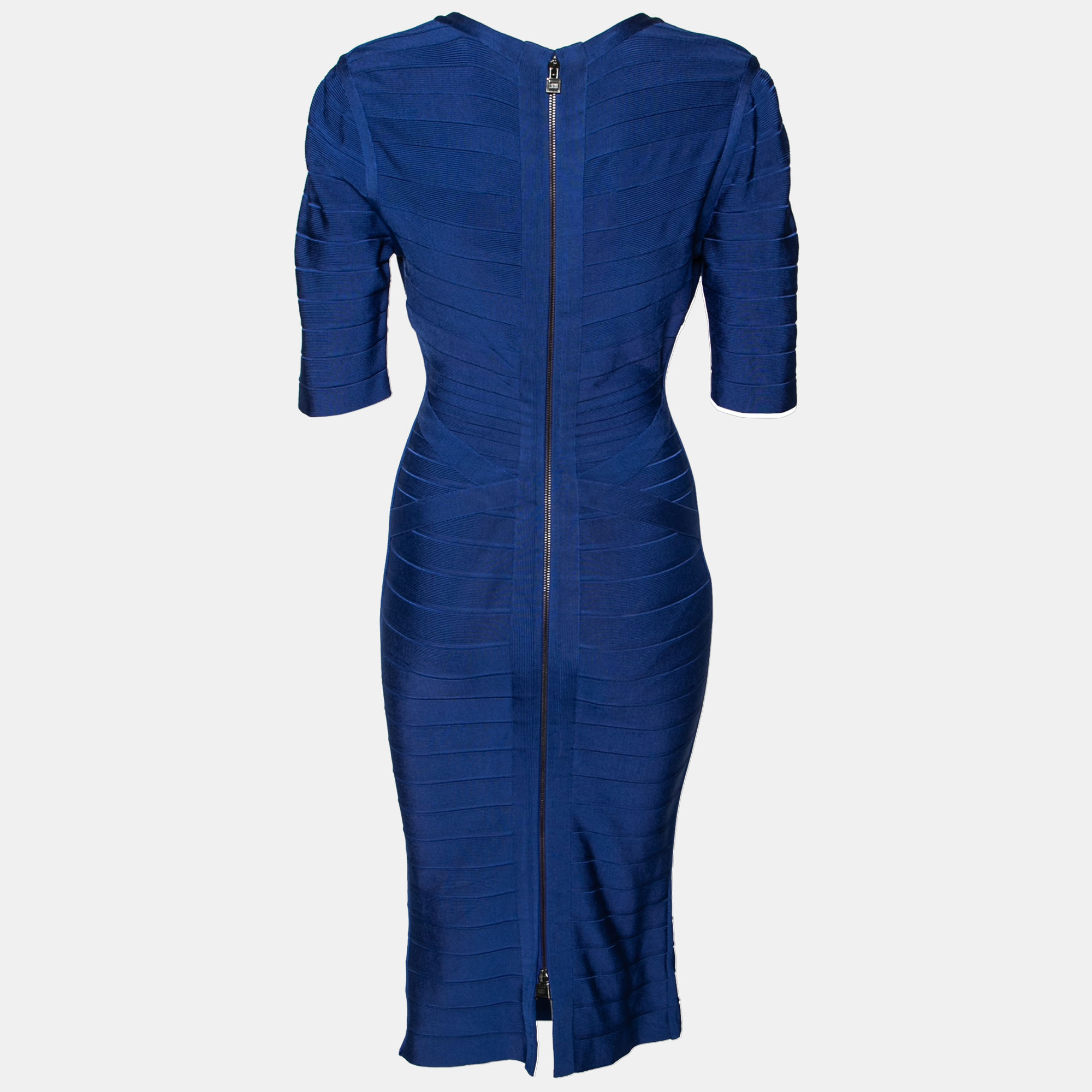 

Herve Leger Royal Blue Bandage Bodycon Dress