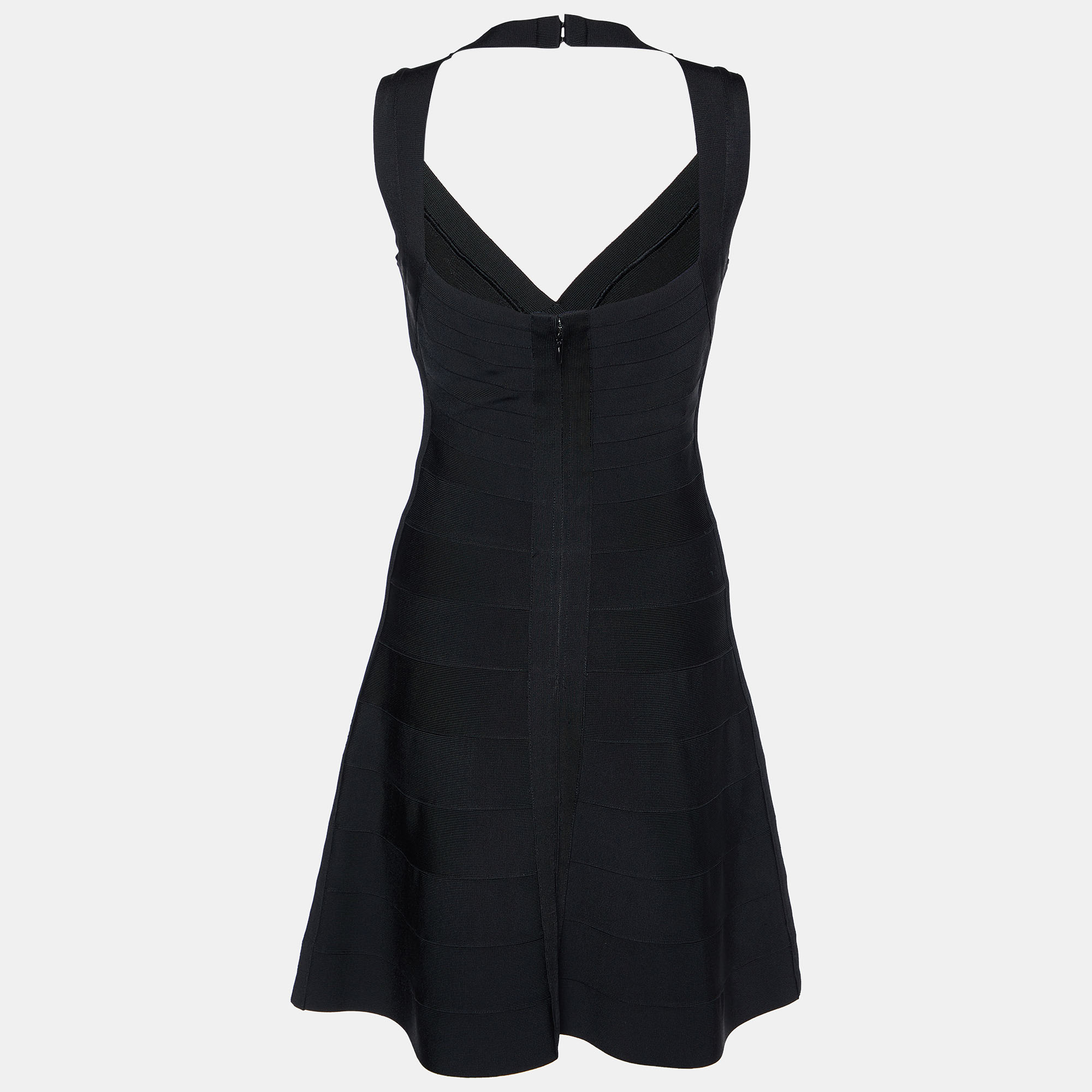 

Herve Leger Black Bandage Sleeveless Mini Dress