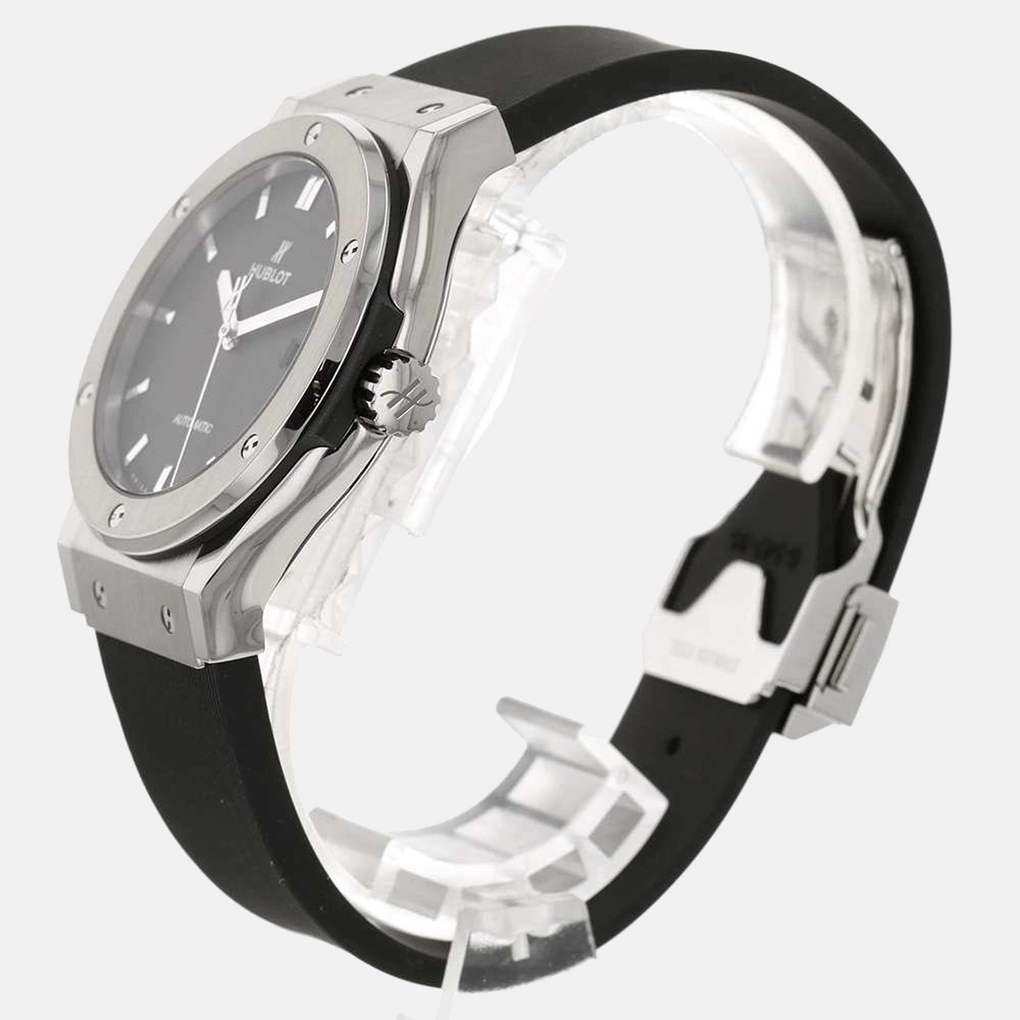 

Hublot Black Titanium Classic Fusion 542.NX.1171.RX Automatic Women's Wristwatch 42 mm