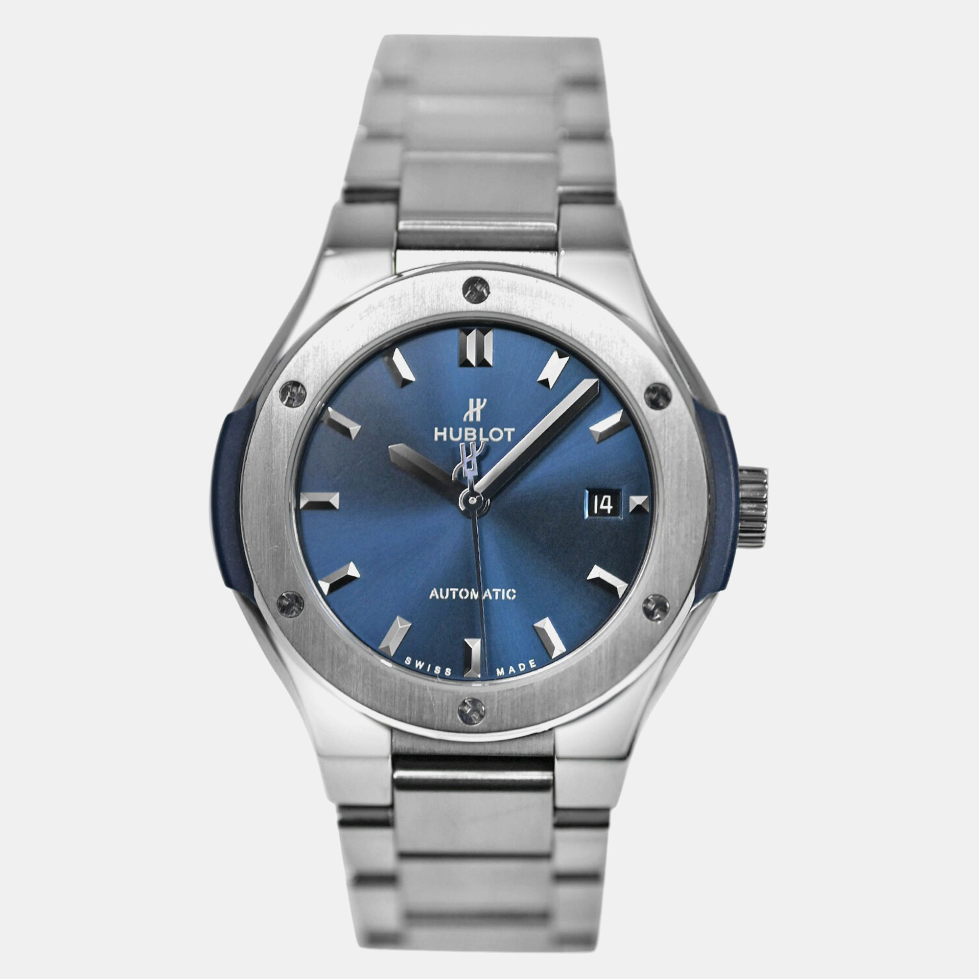 

Hublot Navy Blue Titanium Classic Fusion