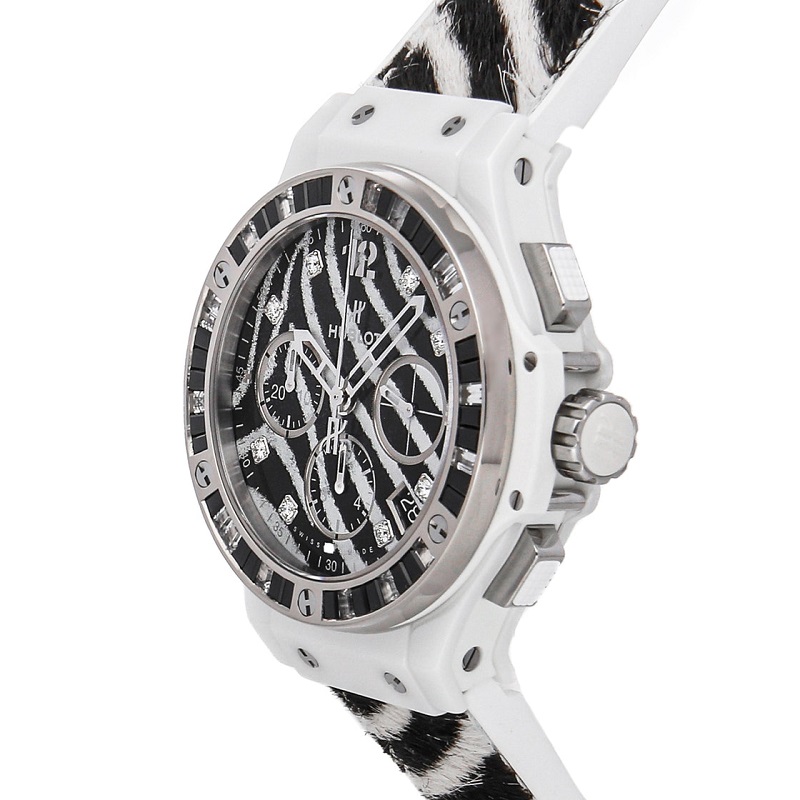 

Hublot Black/White Diamonds Ceramic Big Bang Chronograph