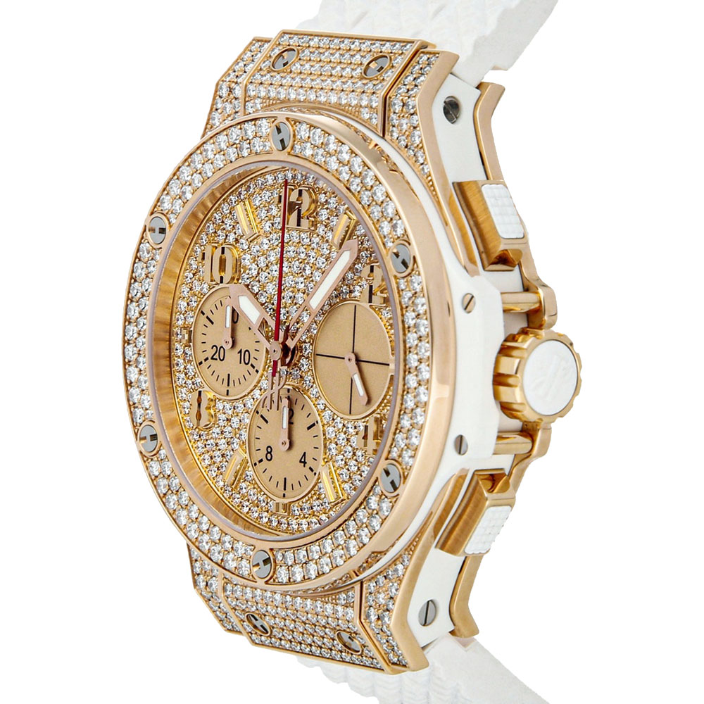 

Hublot Champagne Diamonds, Gold