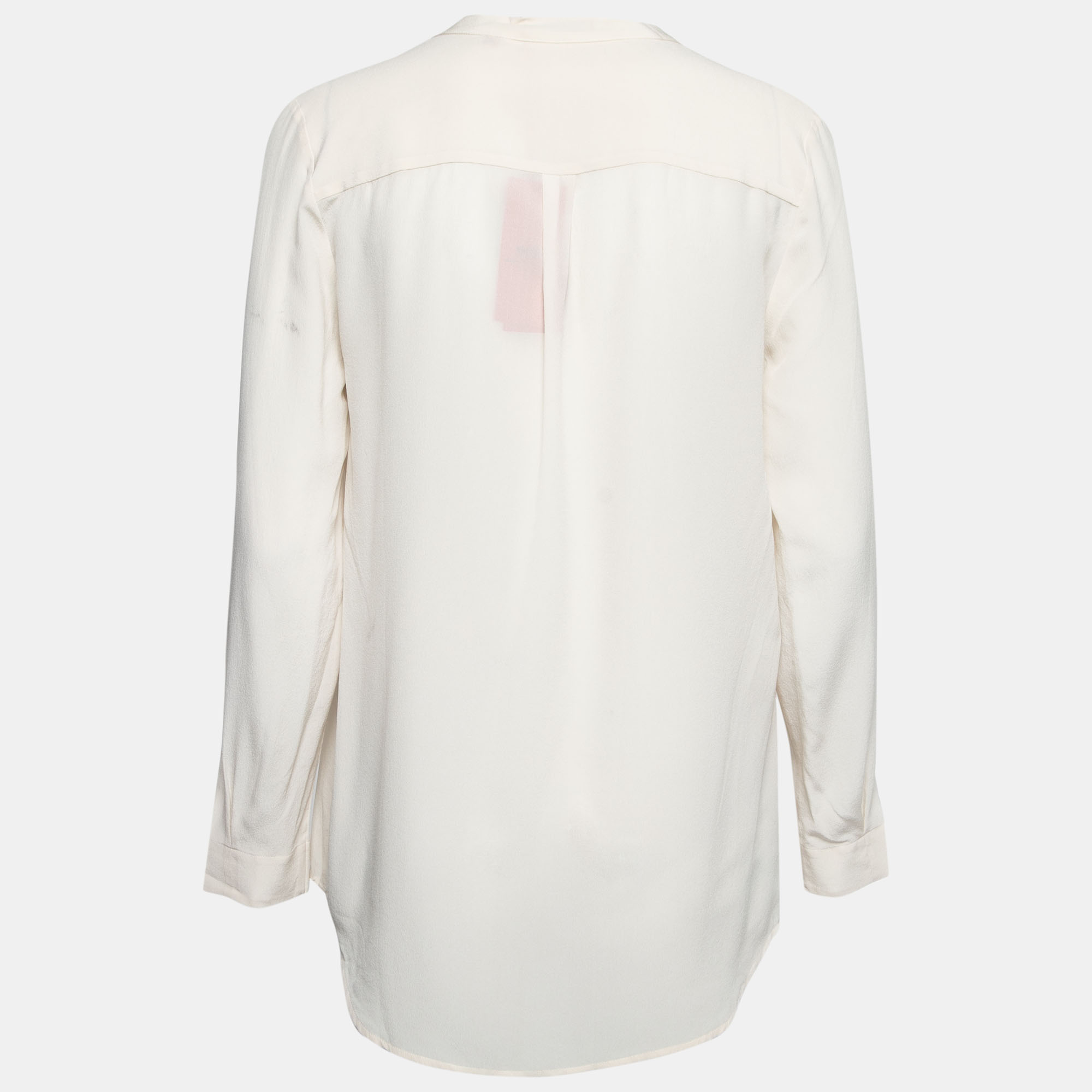 

Hugo Boss Cream Silk & Lace Inset Top