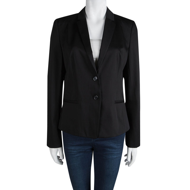 

Hugo By Hugo Boss Black Cotton Afrone Blazer