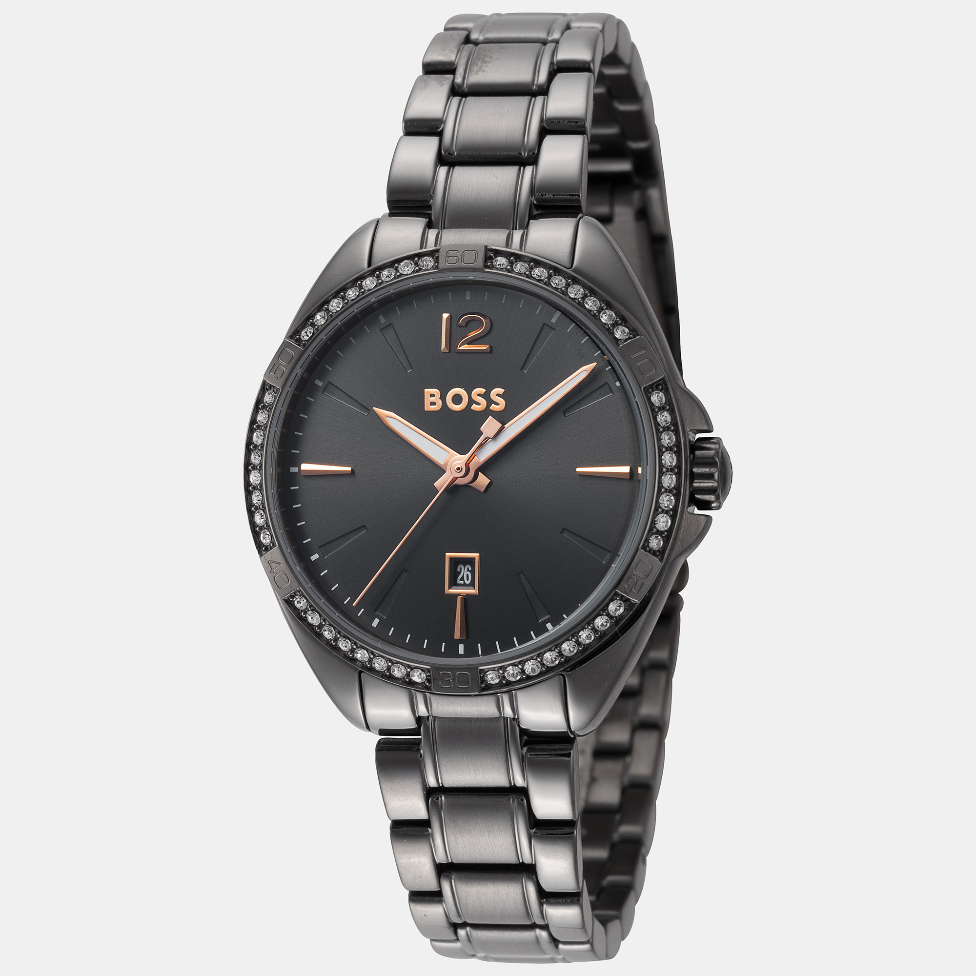 

Hugo Boss Women's  Quartz Watch, Grey