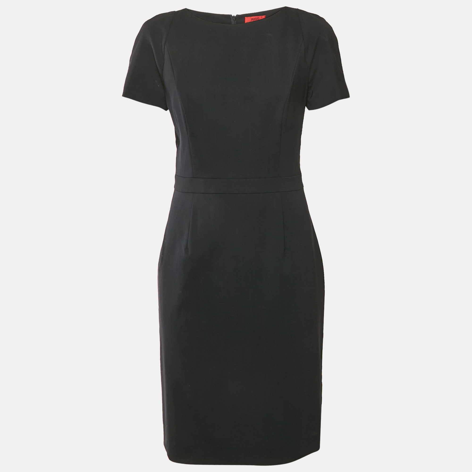 

Hugo Boss Navy Blue Wool Short Dress M