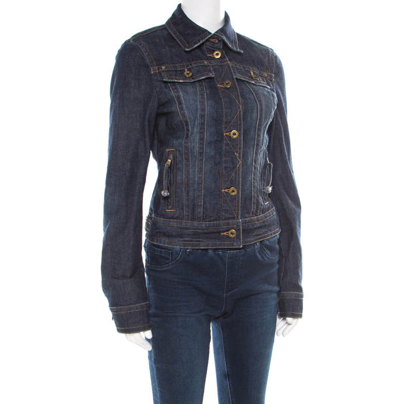 Boss By Hugo Boss Indigo Dark Wash Denim Jacket S Hugo Boss | TLC