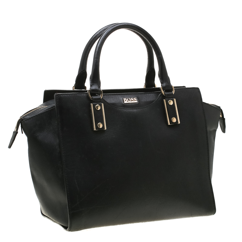 Hugo Boss Black Leather Maika Tote Hugo Boss | TLC