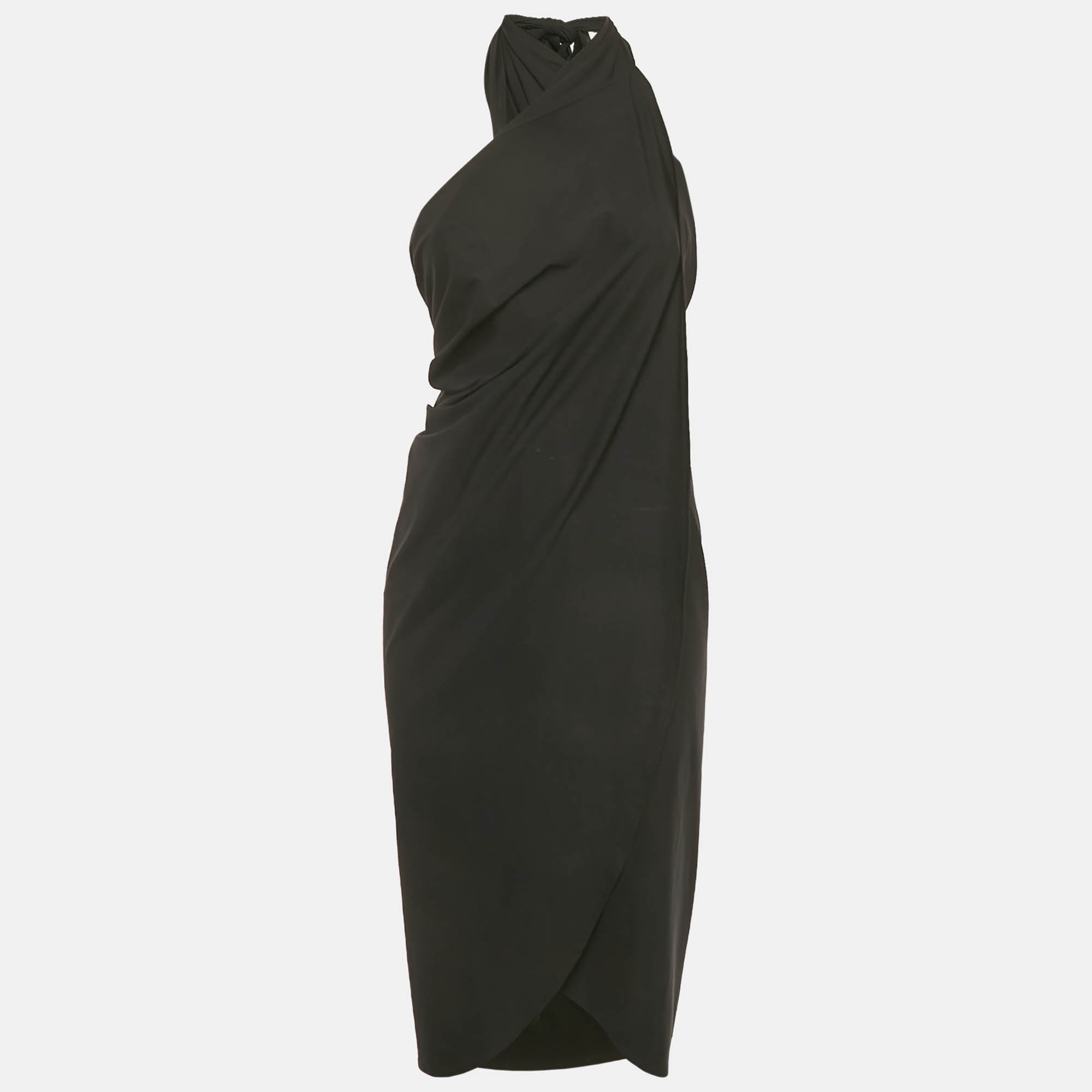 

Hunza G Black Nylon Long Sarong