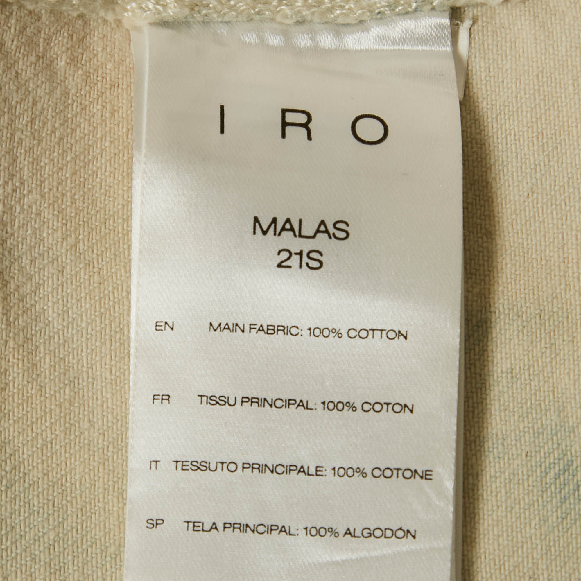 IRO Blue Denim Malas Shirt M - Bild 5 von 6