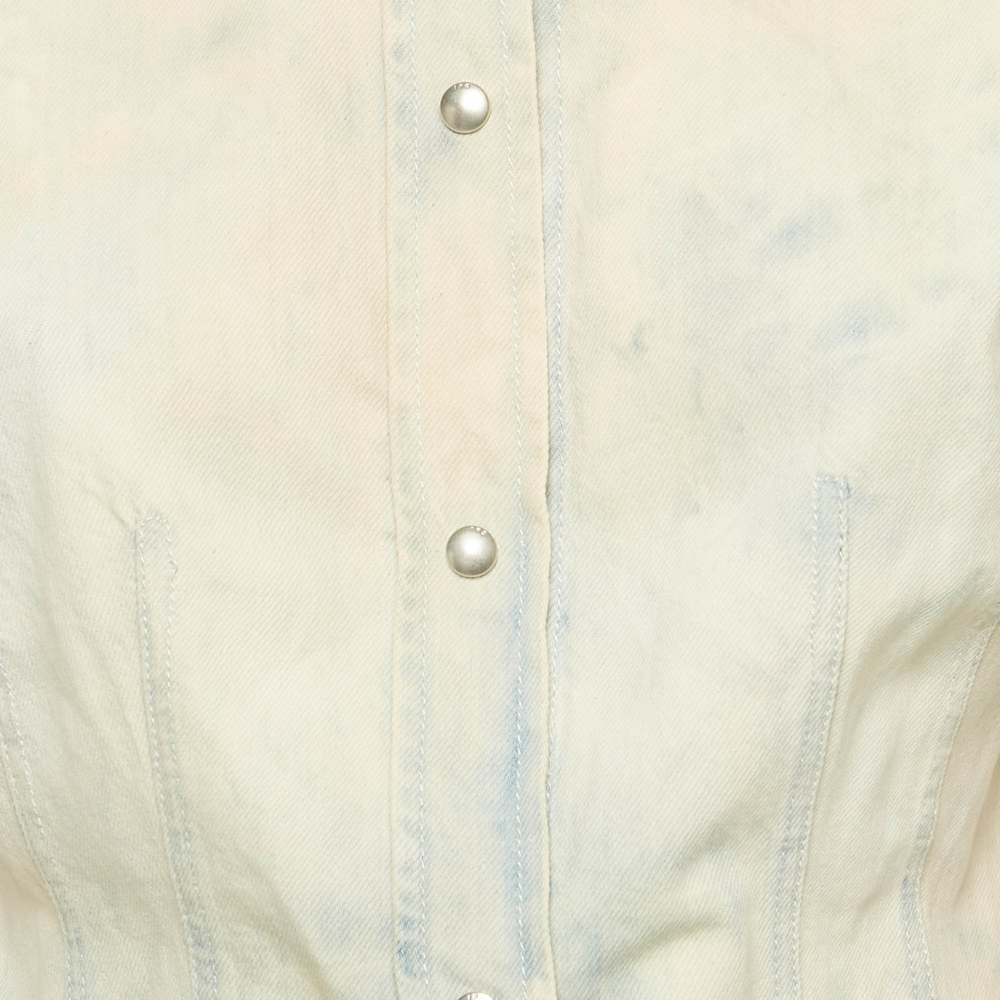 IRO Blue Denim Malas Shirt M - Bild 3 von 6