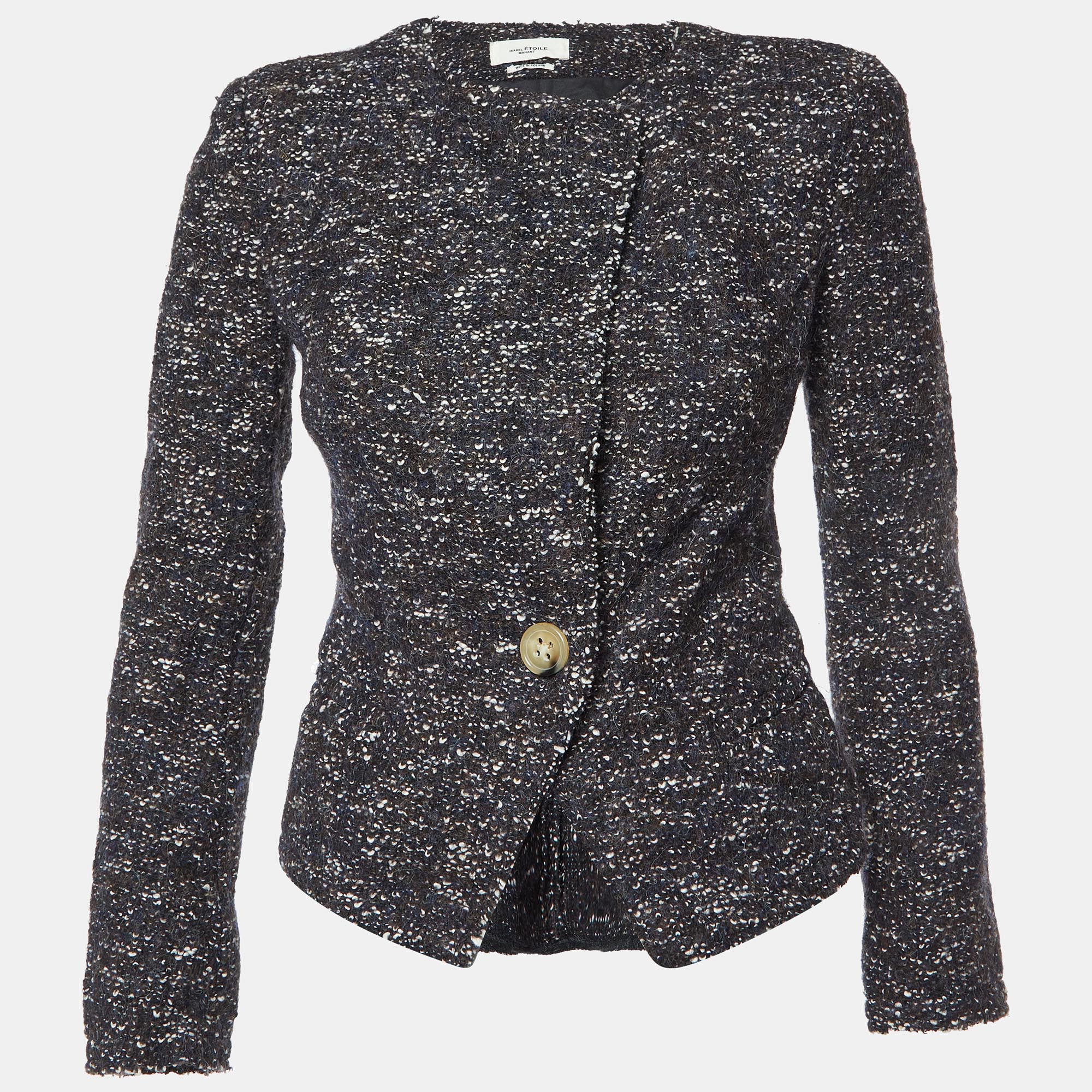 

Isabel Marant Etoile Dark Blue/Brown Knit Jacket S