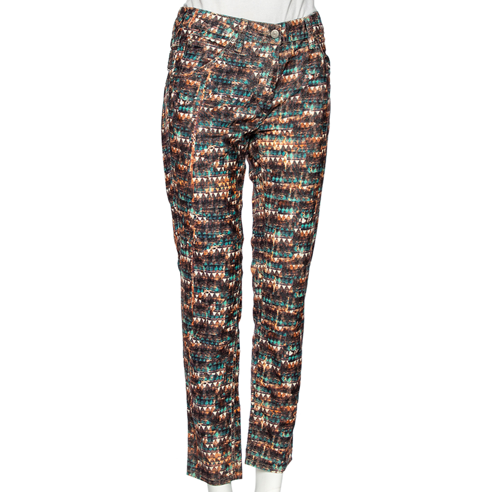 

Isabel Marant Etoile Multicolor Aztec Print Corduroy Perry Pants