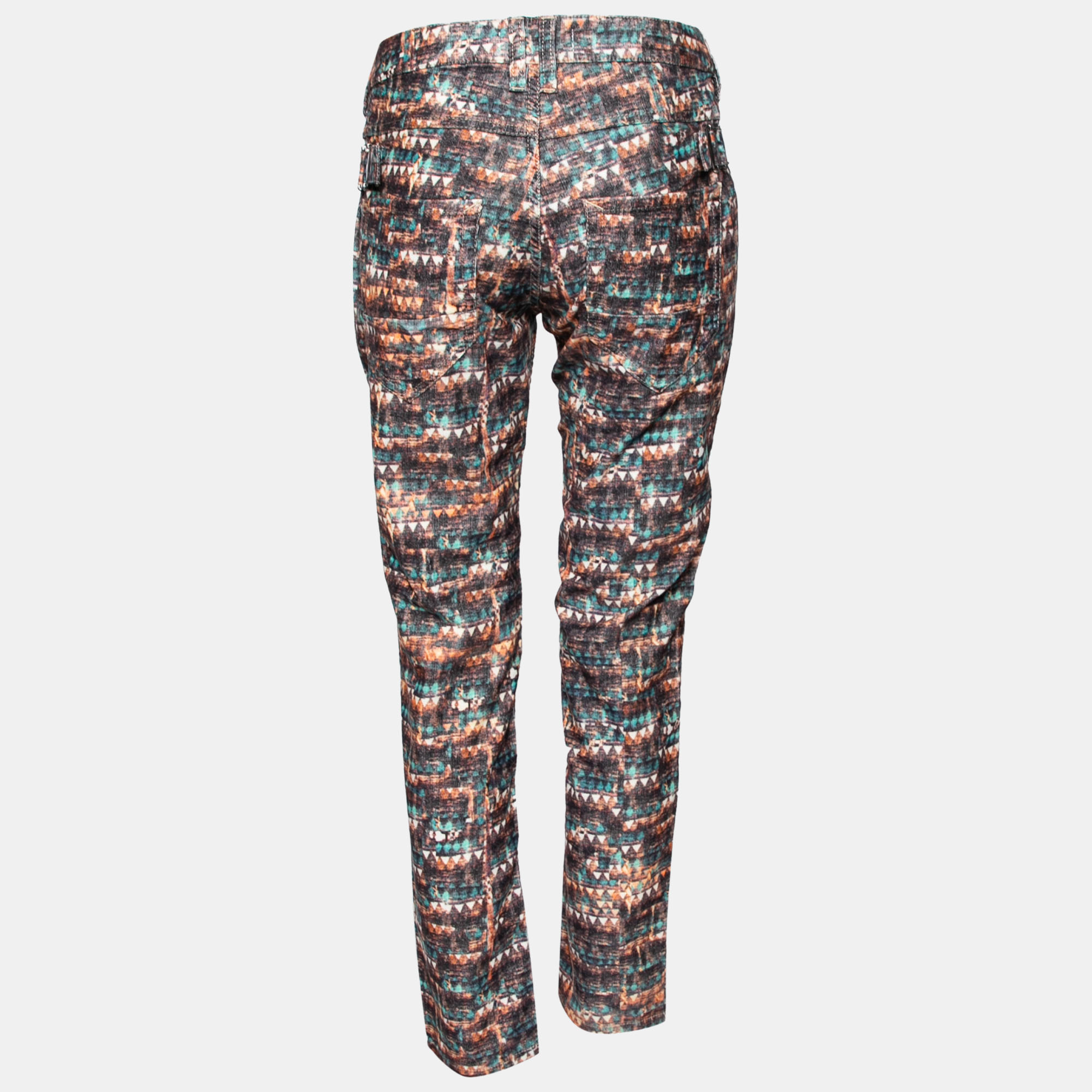 

Isabel Marant Etoile Multicolor Aztec Print Corduroy Perry Pants