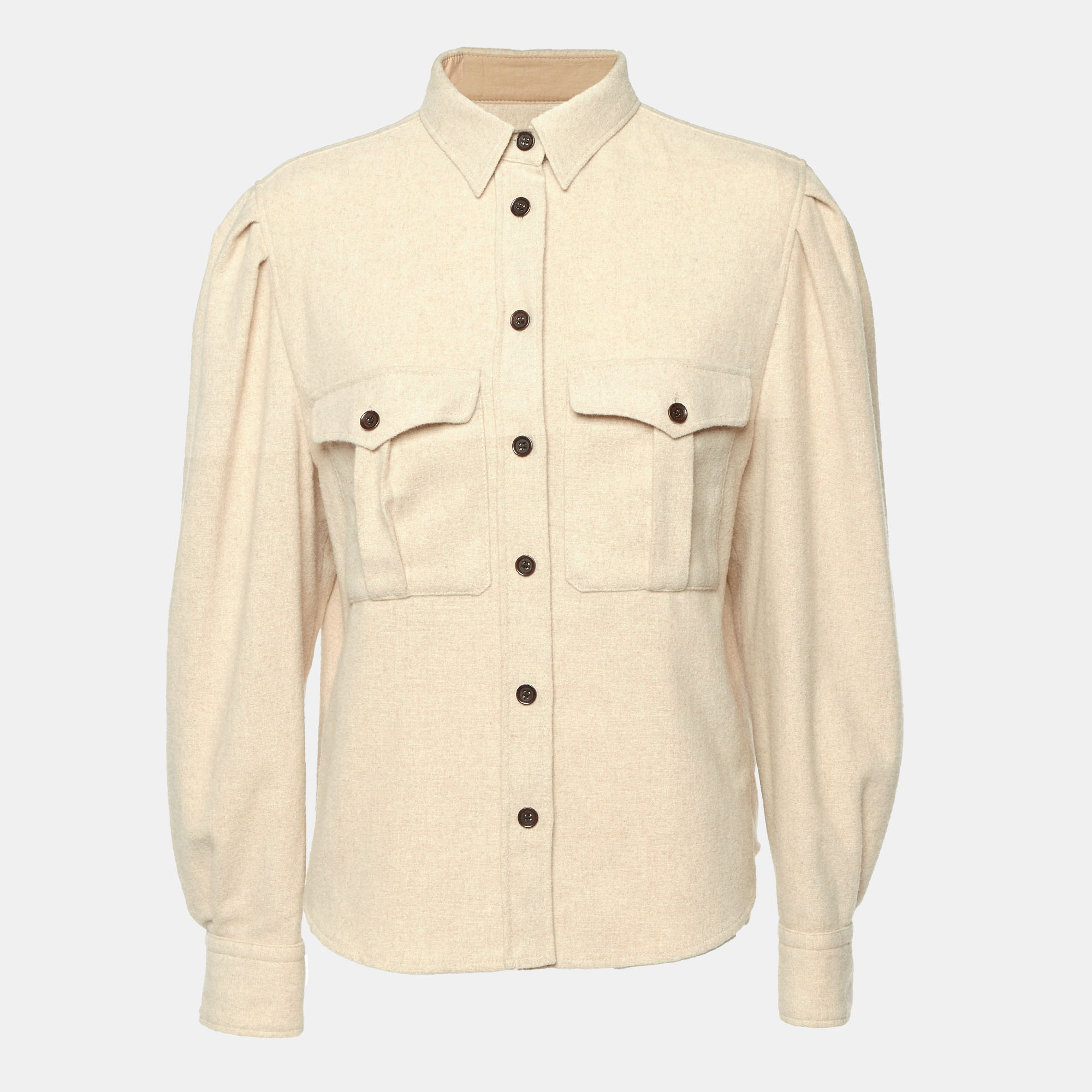 

Isabel Marant Etoile Beige Wool Blend Shirt L