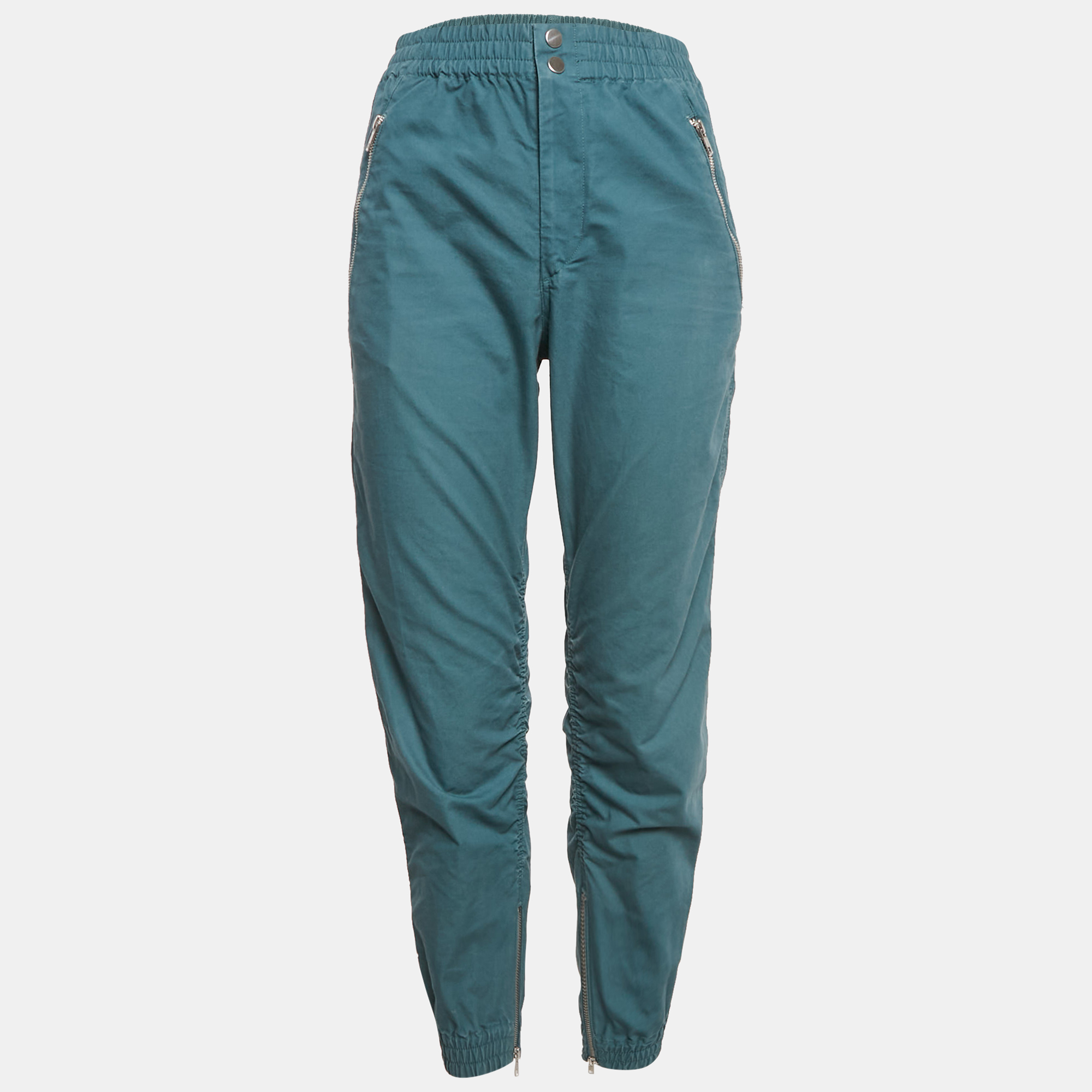 

Isabel Marant Etoile Blue Cotton Nemes Elasticated Waist Pants XS