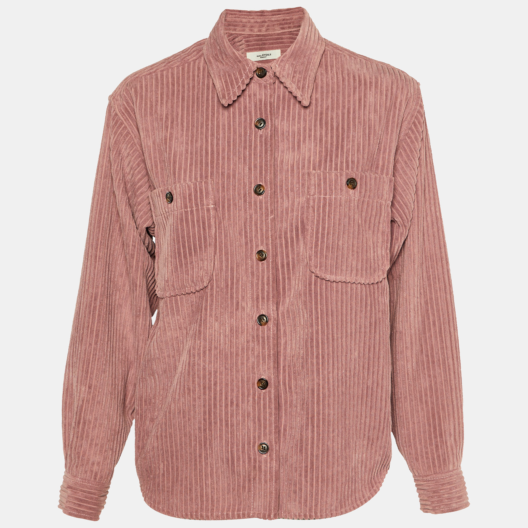 

Isabel Marant Étoile Pink Corduroy Oversized Dexo Shirt S