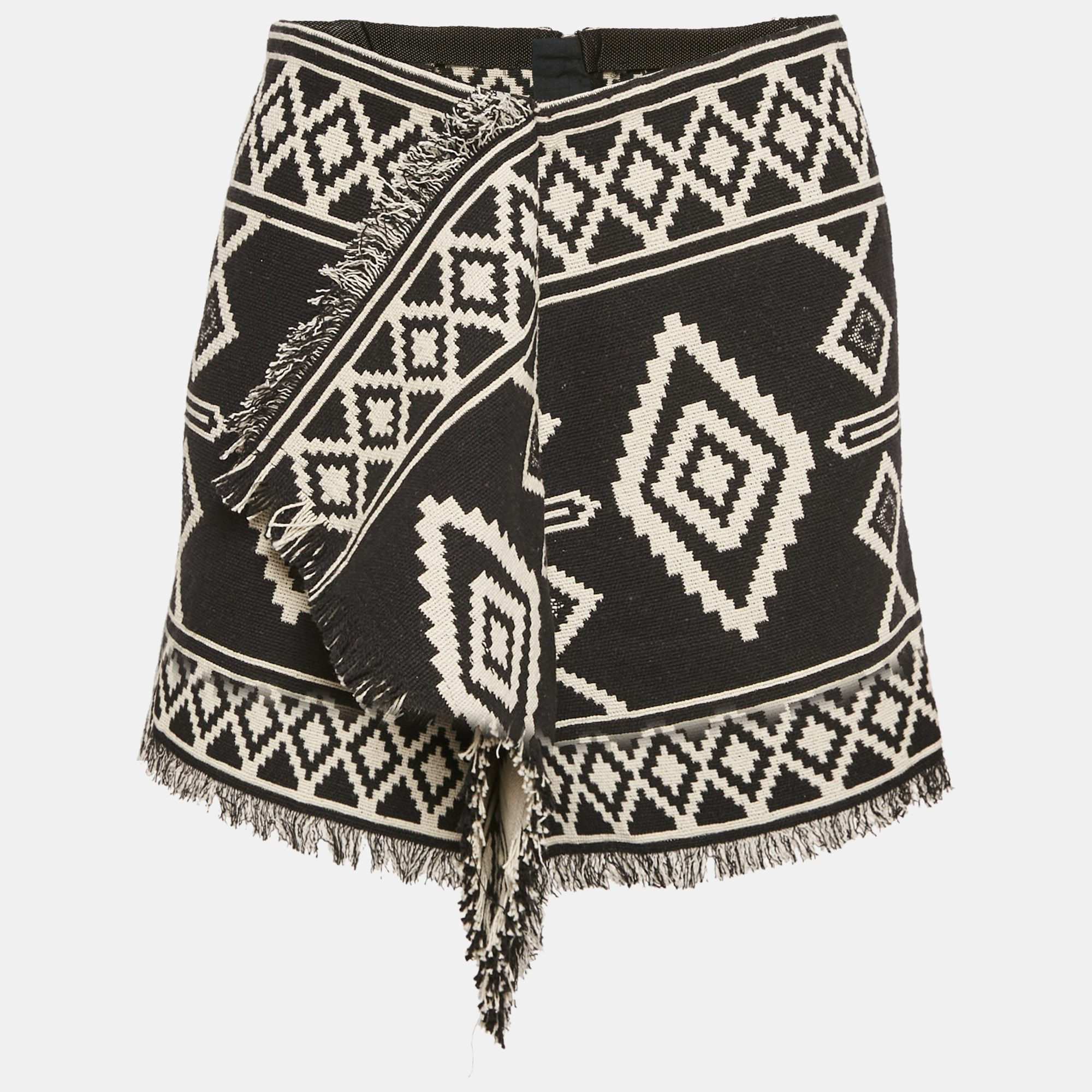 

Isabel Marant Etoile Black Jacquard Jiloa Mini skirt M