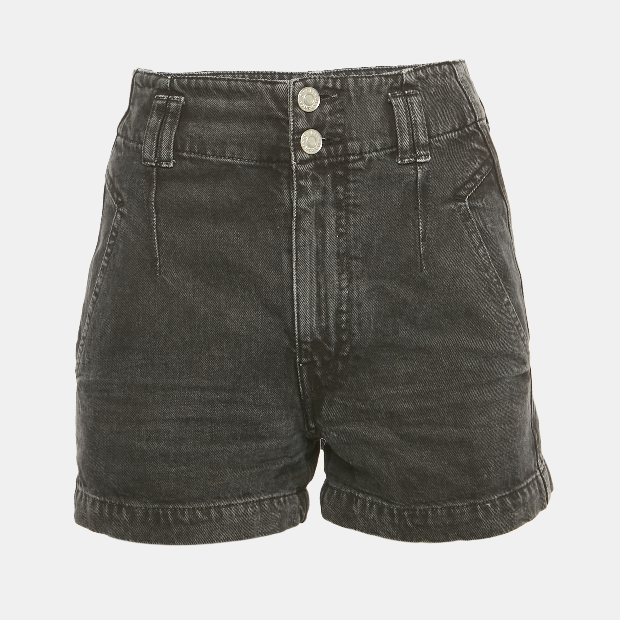 

Isabel Marant Etoile Grey Denim Shorts S Waist 26"