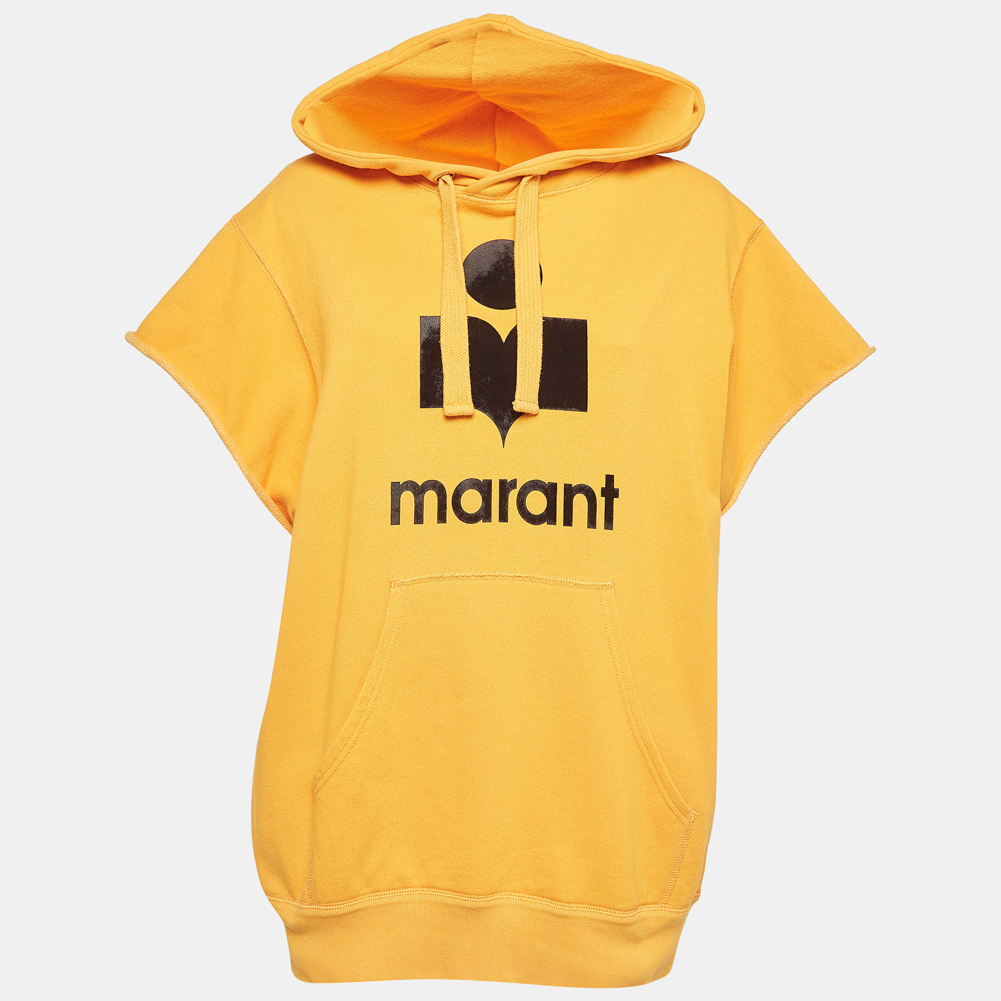 Pre-owned Isabel Marant Étoile Orange Cotton Short-sleeve Sweatshirt M