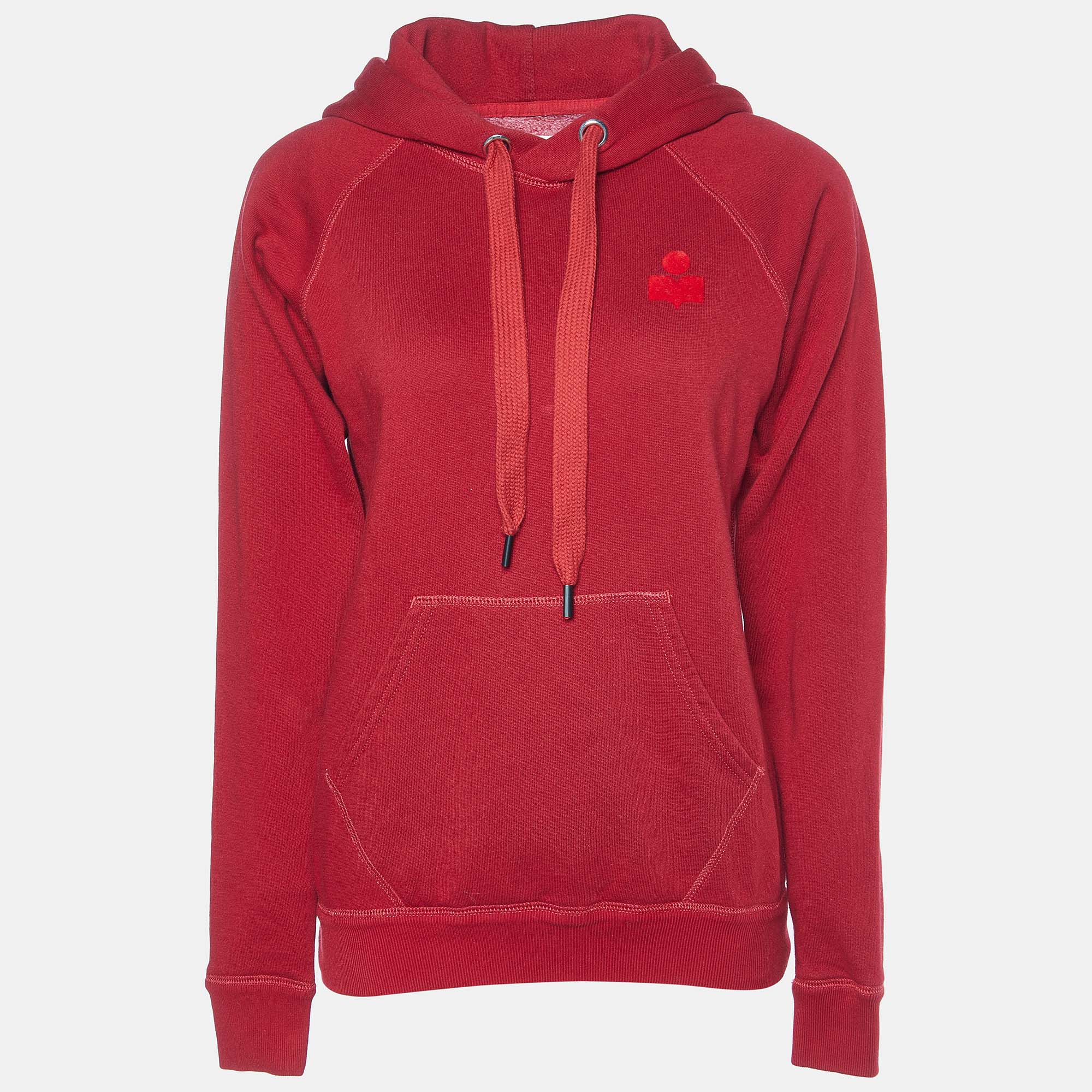 

Isabel Marant Etoile Red Knit Hoodie S