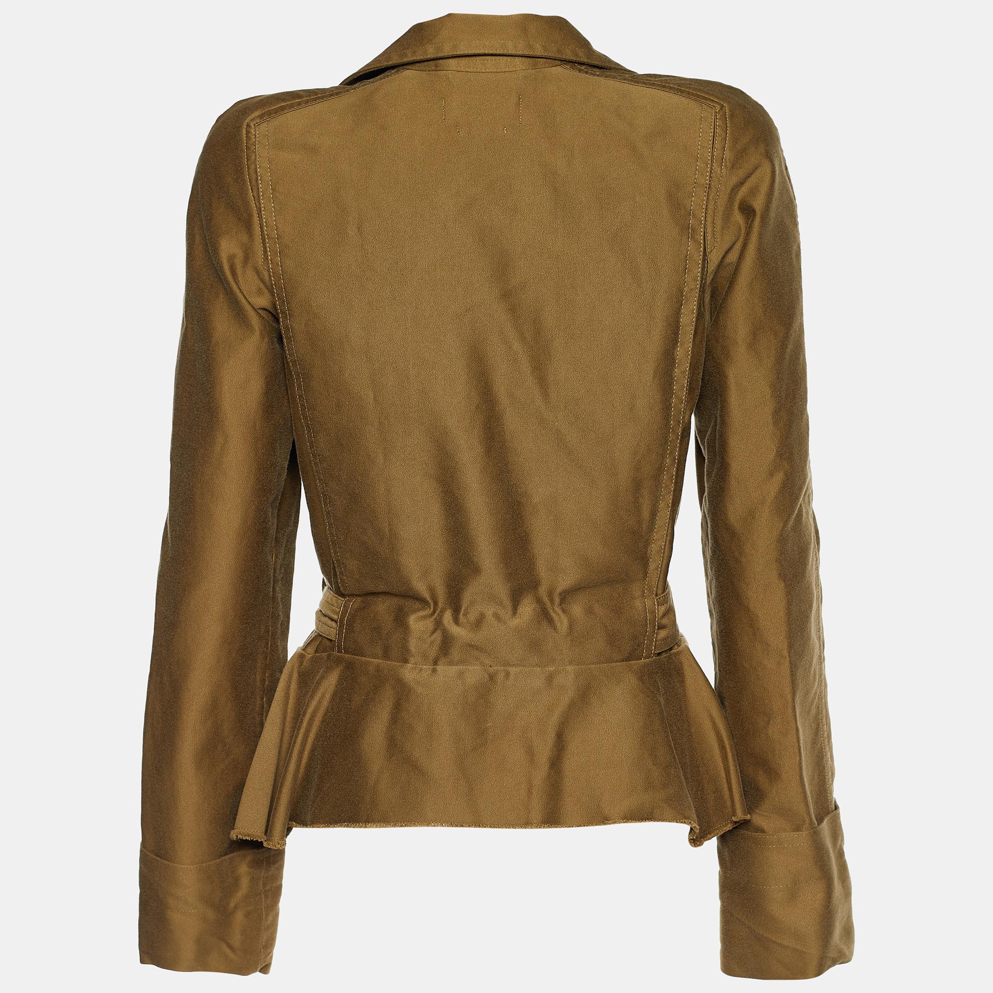 

Isabel Marant Green Idony Cotton Blazer