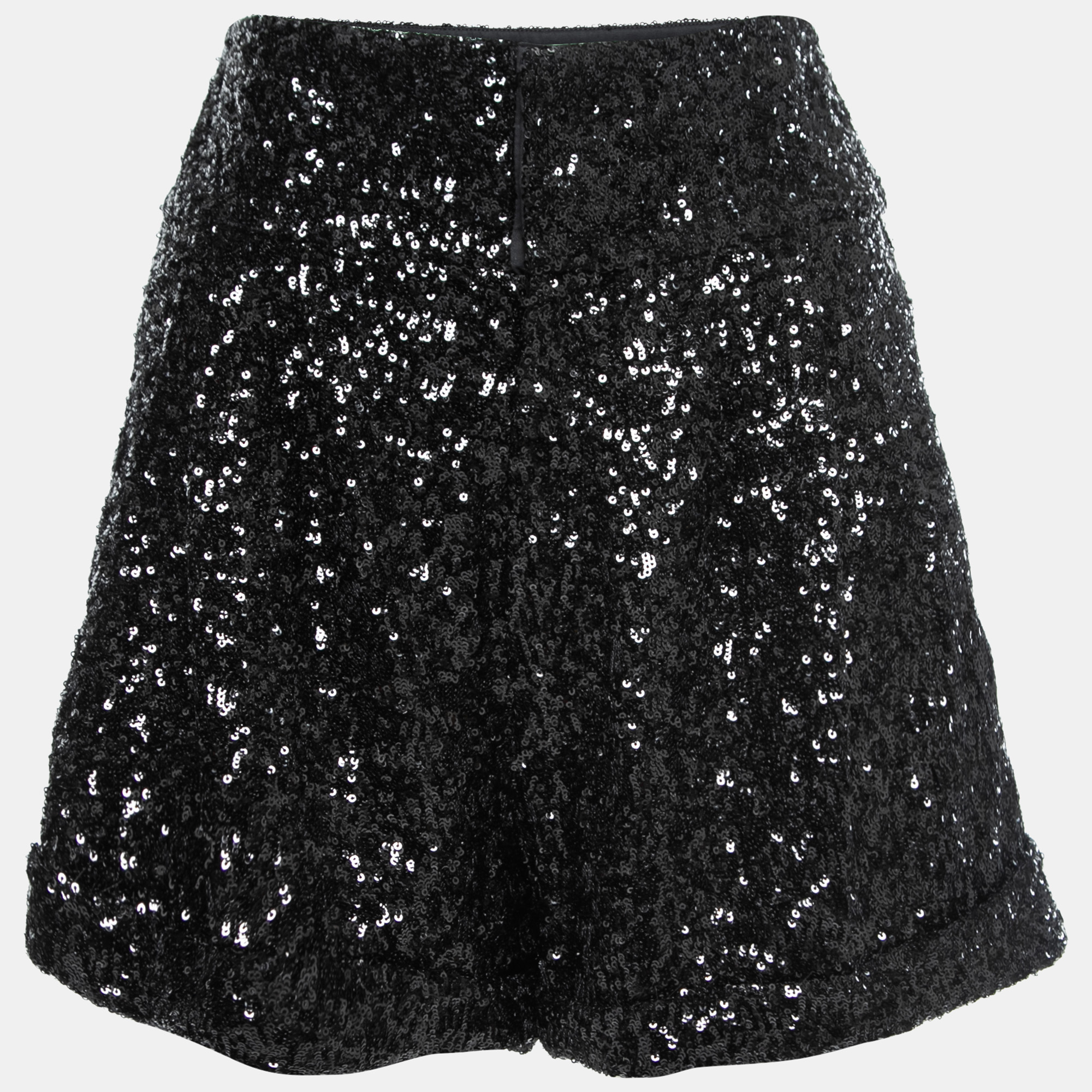 Pre-owned Isabel Marant Black Sequined Shorts M
