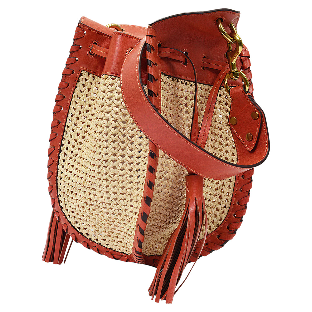 

Isabel Marant Rust Orange Leather Bag, Multicolor