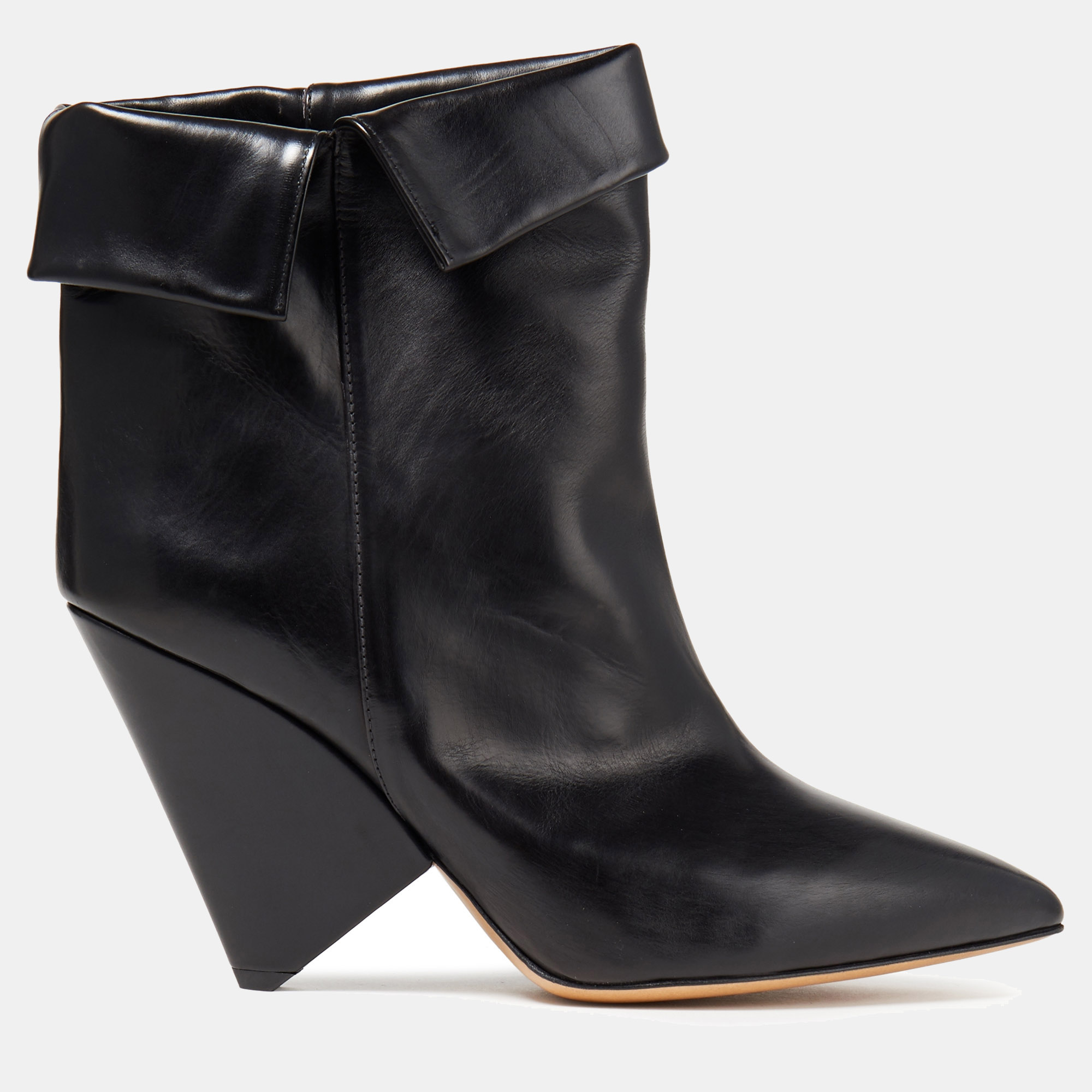 Pre-owned Isabel Marant Leather Ankle Boots 41 In Black