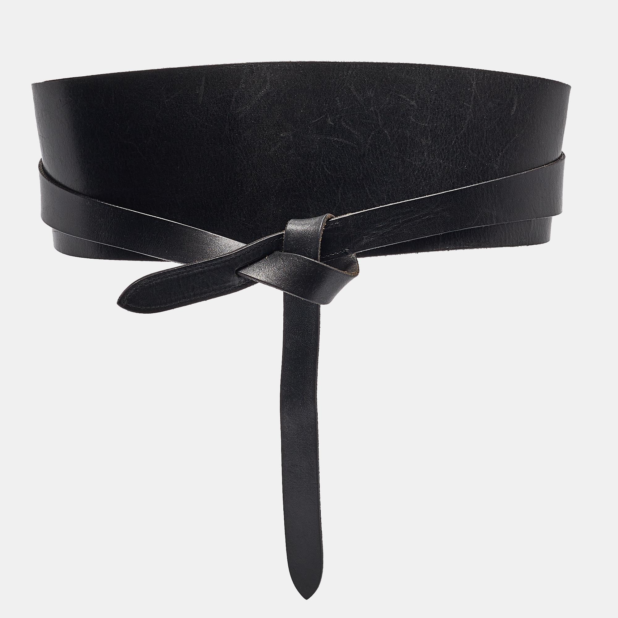 

Isabel Marant Black Leather Waist Belt