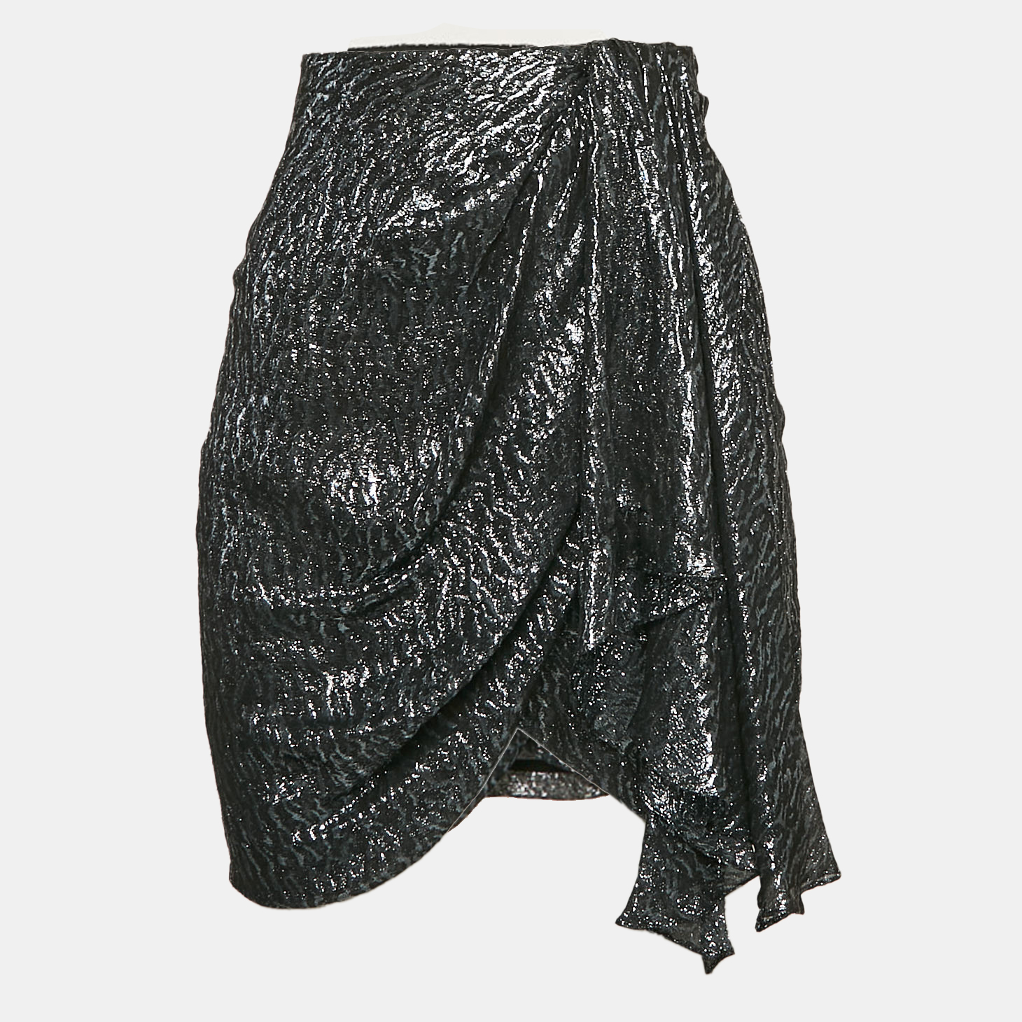 

Isabel Marant Metallic Silk Blend Mini Skirt