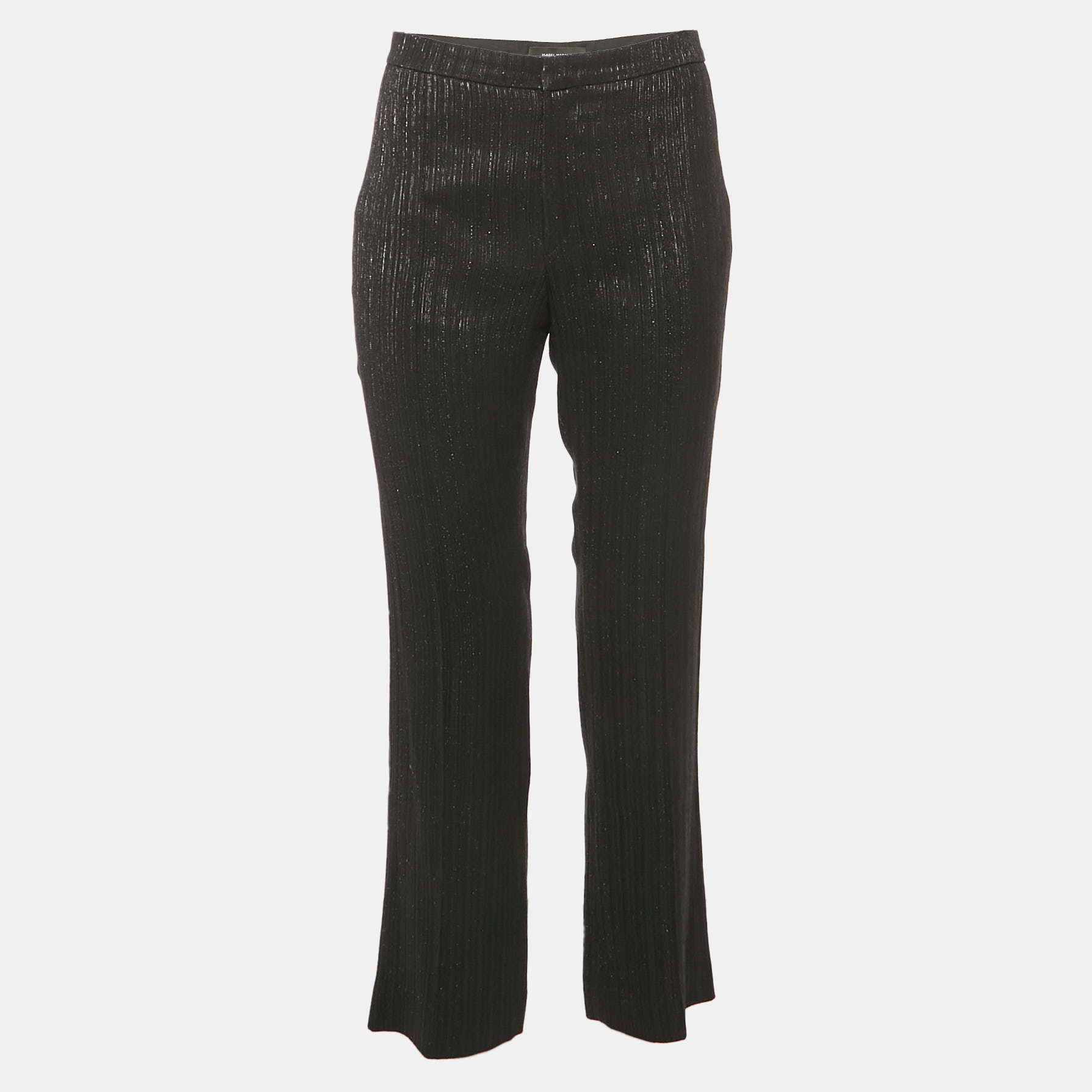 

Isabel Marant Black Lurex Trousers M