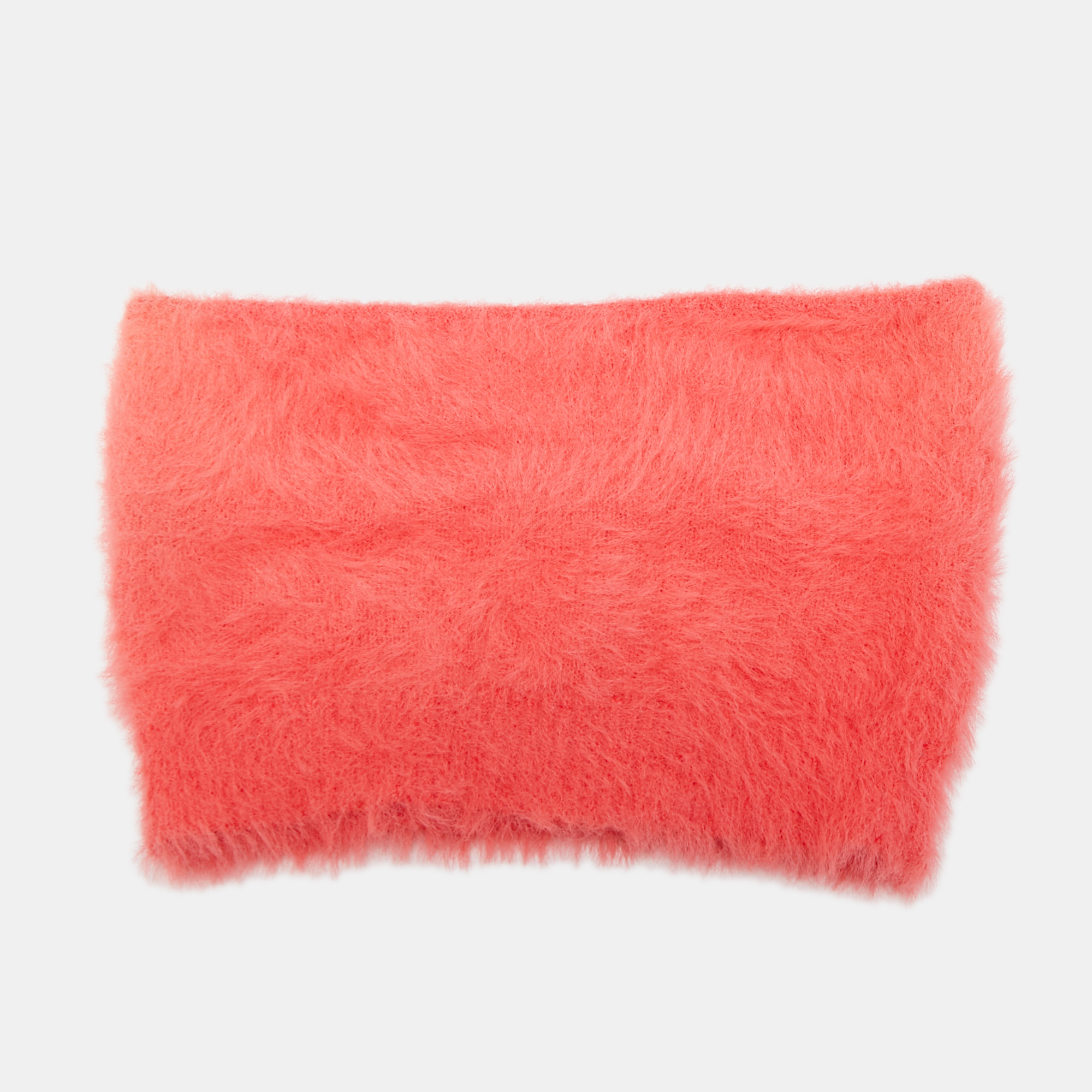 Isabel Marant Pink Faux Fur Crop Tube Top S 