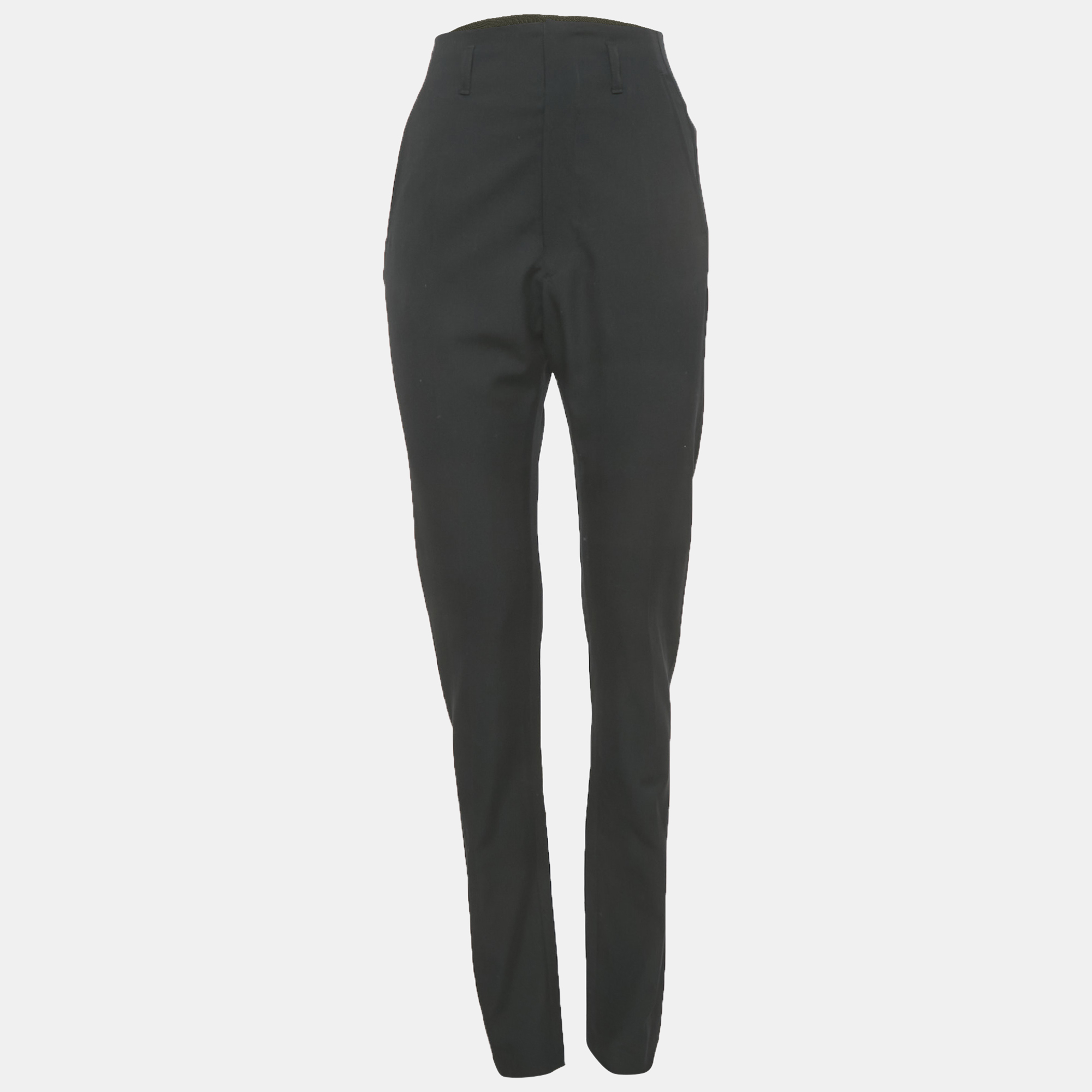 

Isabel Marant Black Wool High Waist Tailored Trouser S
