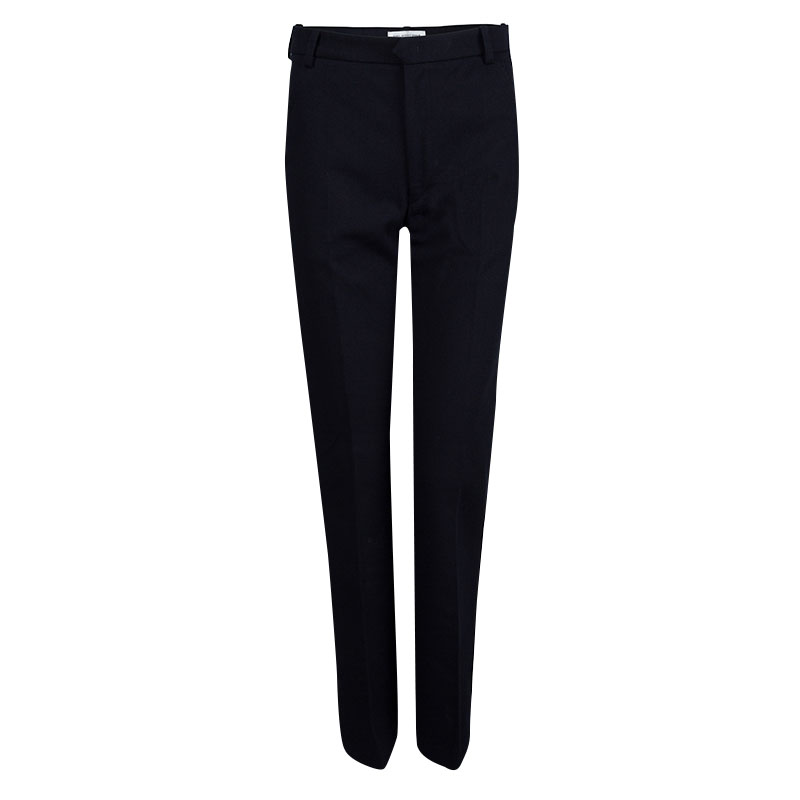  Isabel Marant Etoile Navy Blue Cotton Bootcut Molly Trousers S