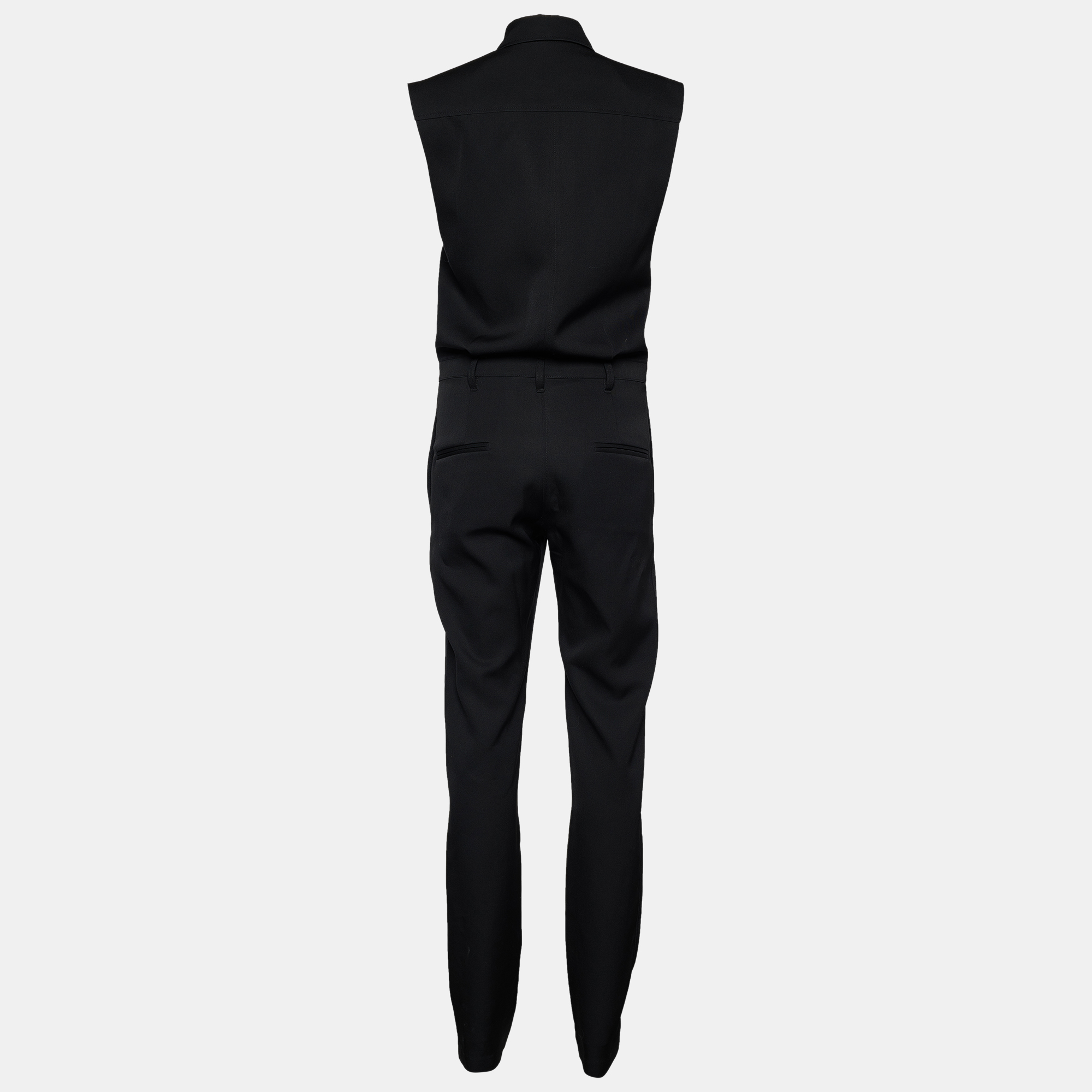 

Isabel Marant Black Wool Tealdio Sleeveless Jumpsuit