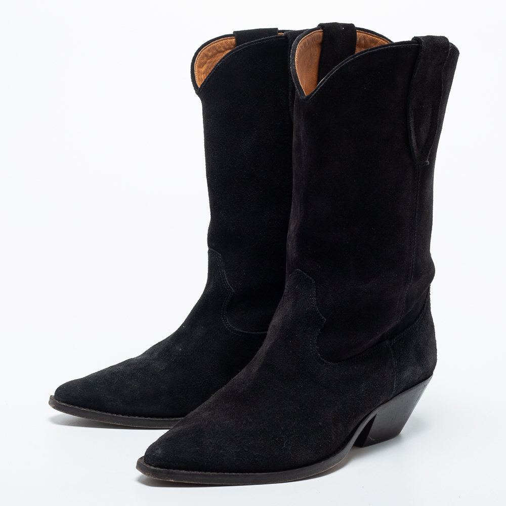 

Isabel Marant Black Suede Ankle Boots Size