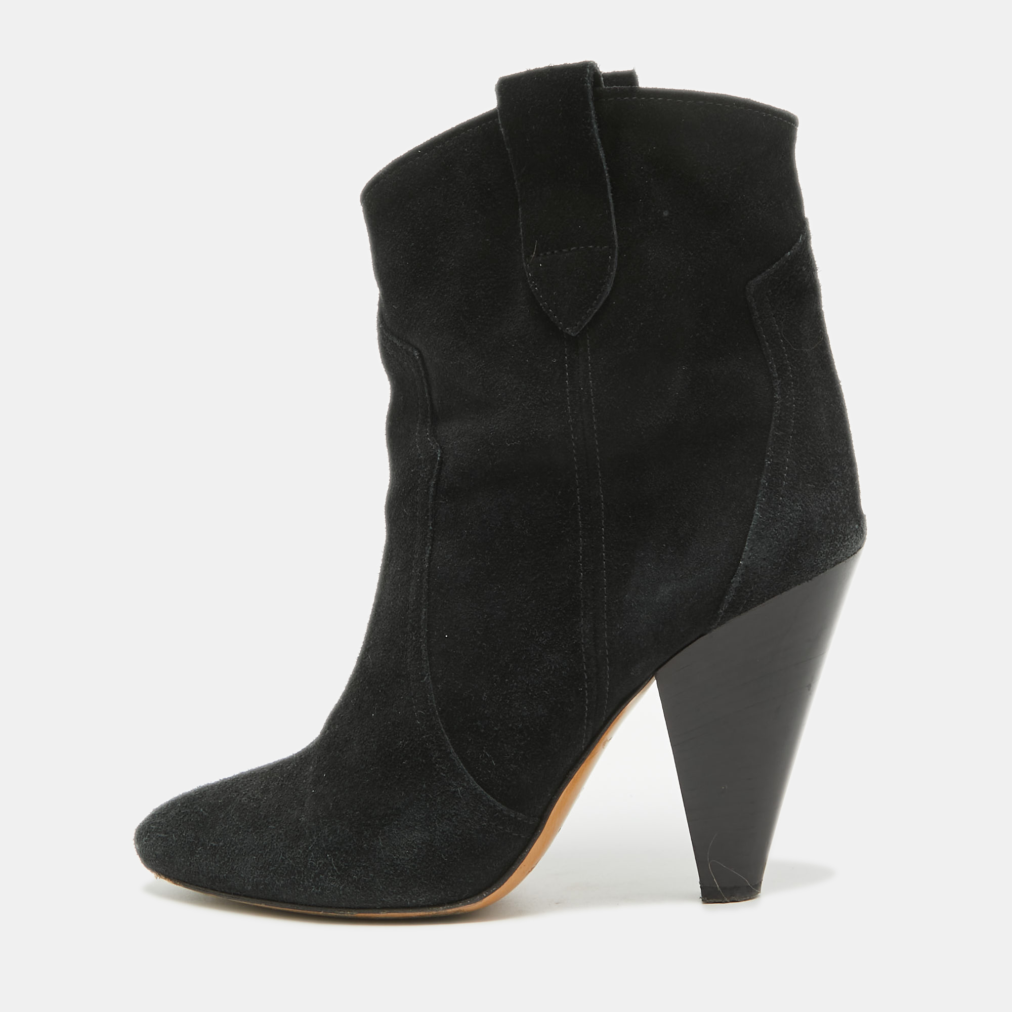 

Isabel Marant Black Suede Ankle Boots Size