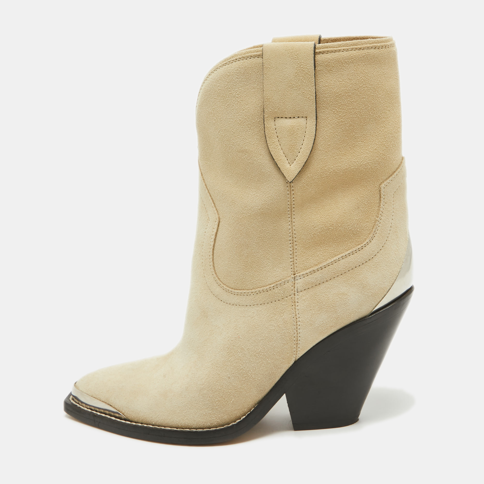 

Isabel Marant Grey Suede Ankle Boots Size