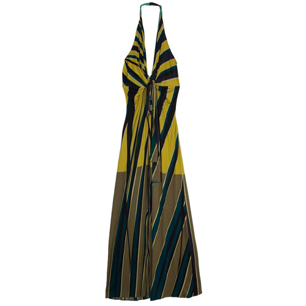 Pre Owned Issa London Halterneck Maxi Dress M
