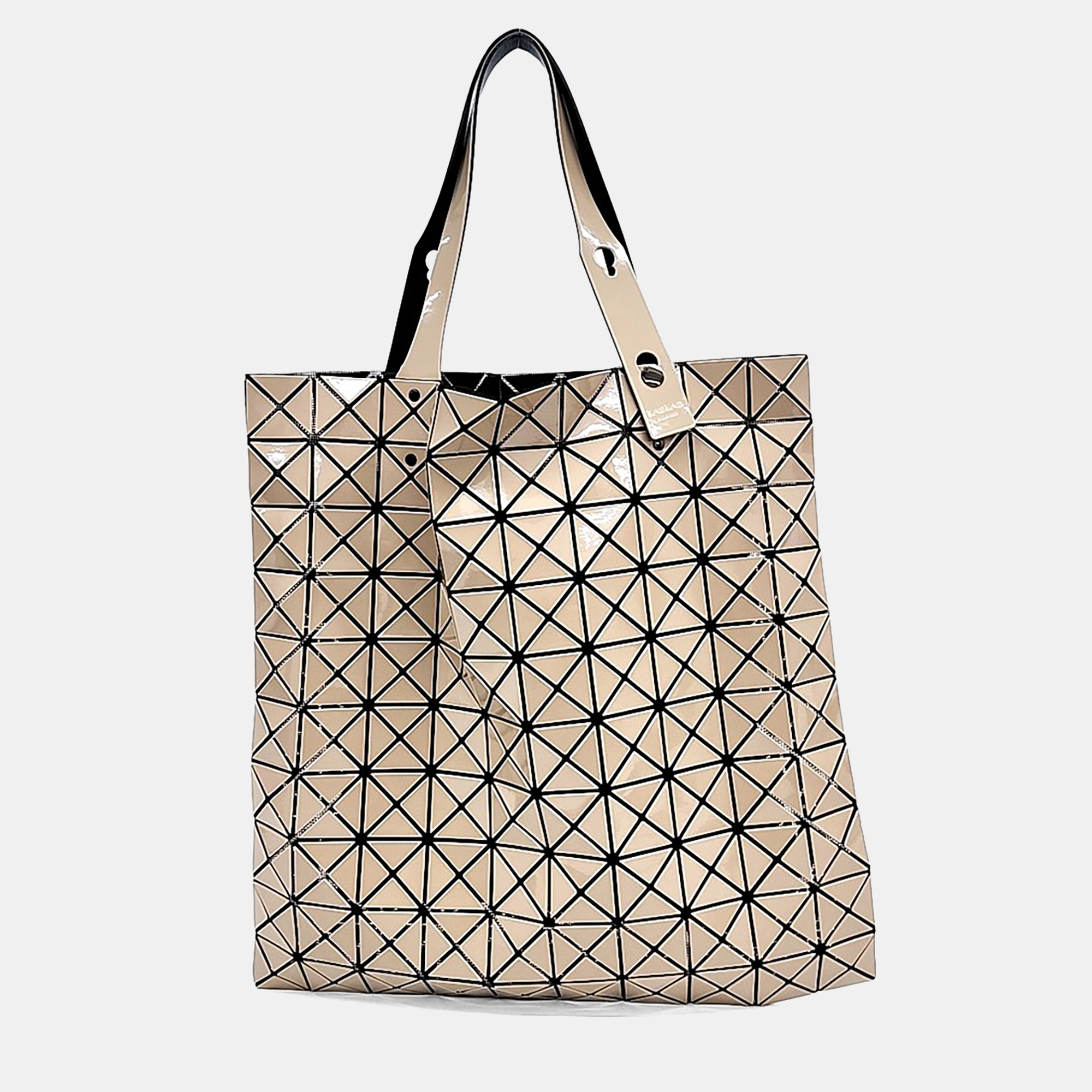 

Issey Miyake Gold Mesh and PVC Bao Bao Tote Bag