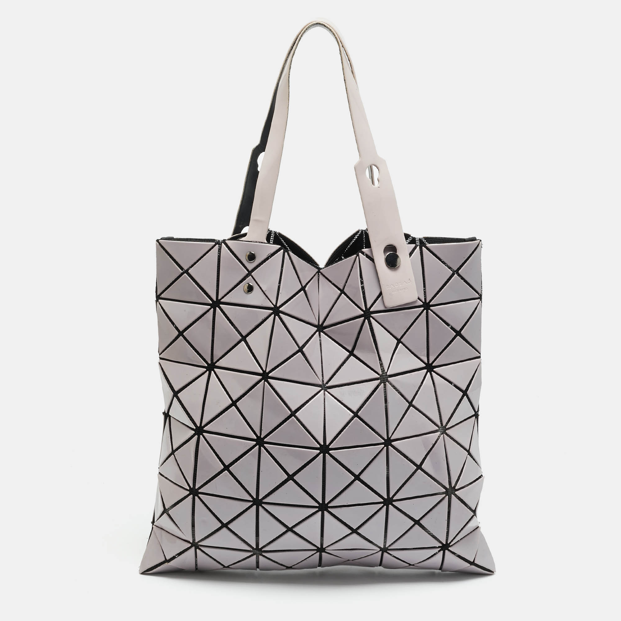 

Issey Miyake Bao Bao Lilac PVC and Mesh Nylon Tote, Purple